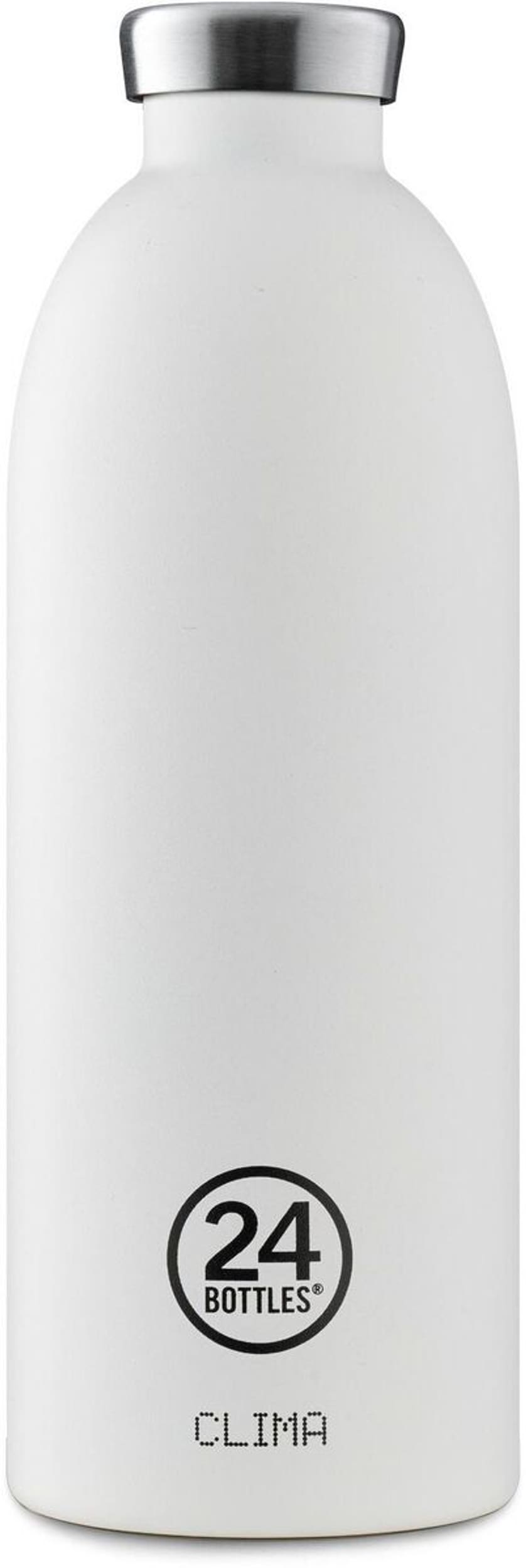24 Bottles Gourde isotherme CLIMA ICE WHITE, Blanc, 25x8.4