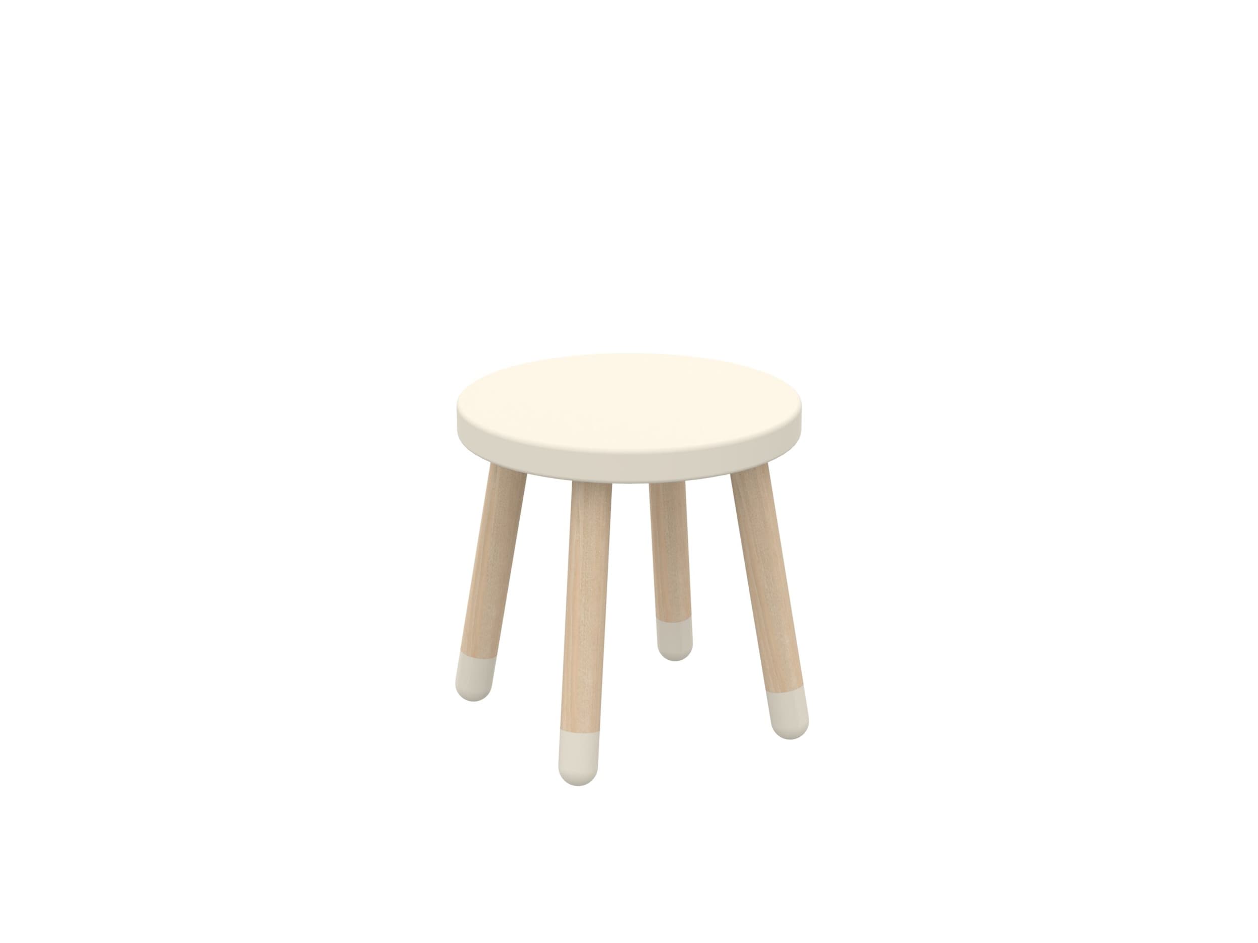 Flexa Chaise pour enfant DOTS, Crème, MDF (bois mélangé), 30x30