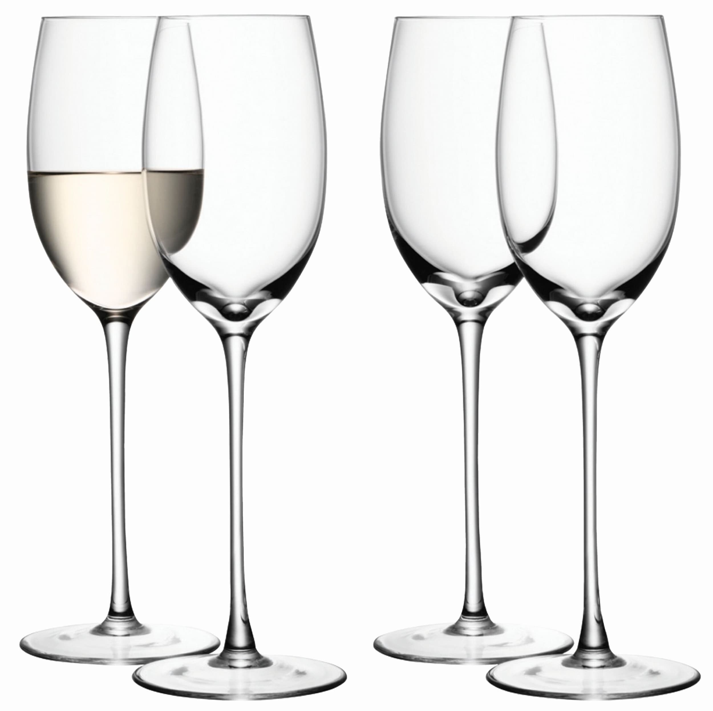 LSA Set de verres a vin WINE, Transparent, 25x8