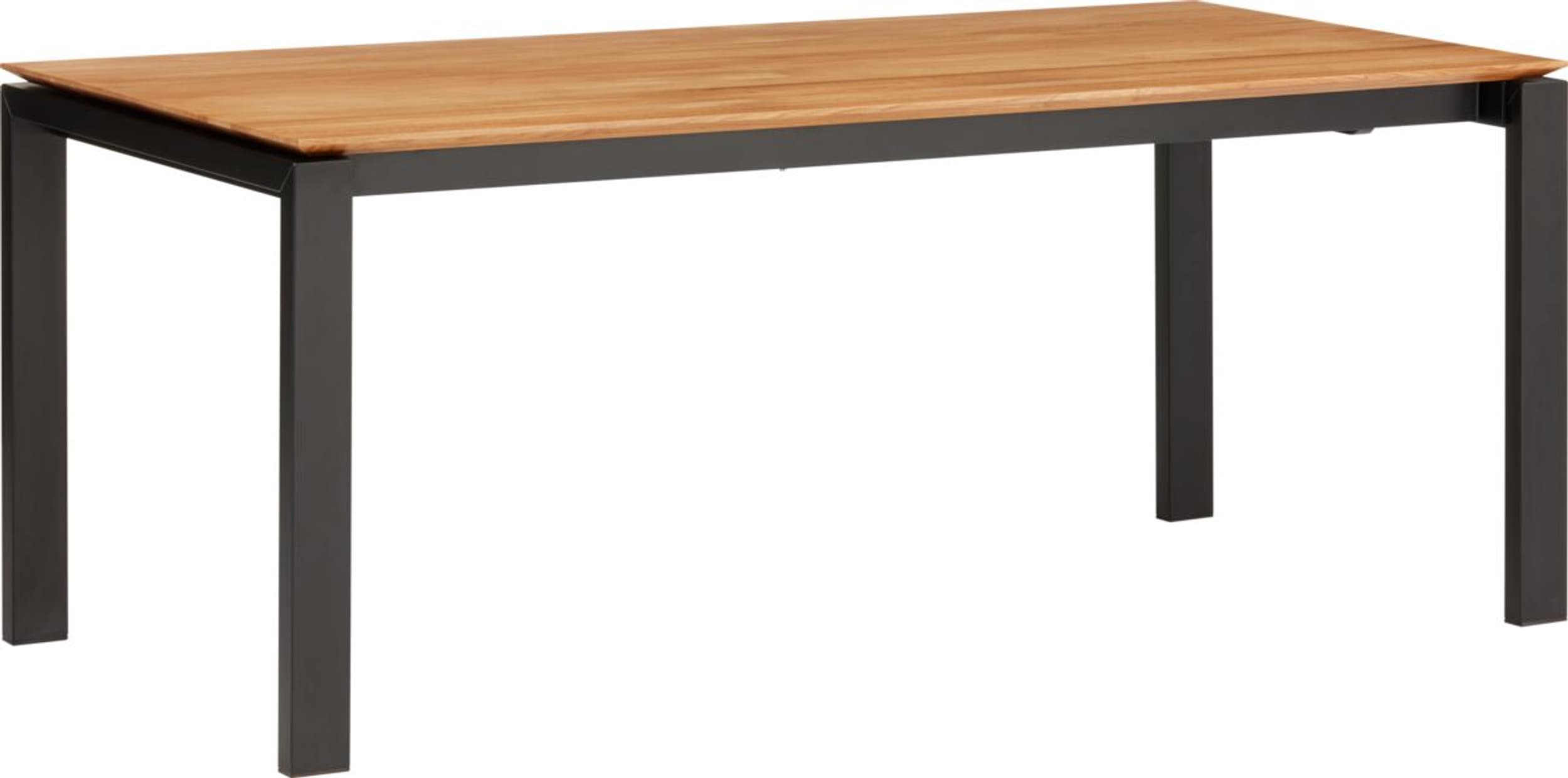 Table à rallonge MEDICI, Chêne massif, 190x90x76.5, Micasa