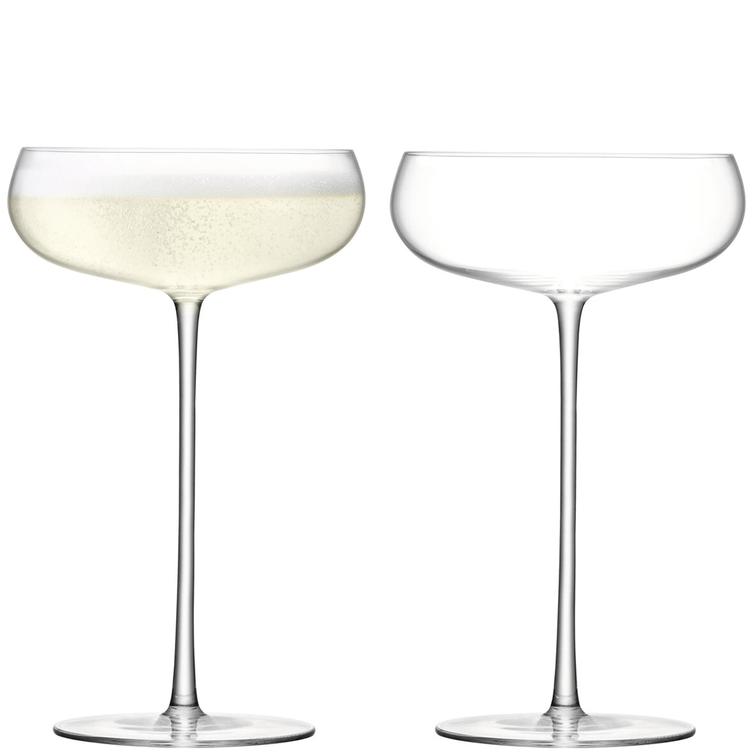 LSA Set de verres à champagne WINE, Transparent, 19x12