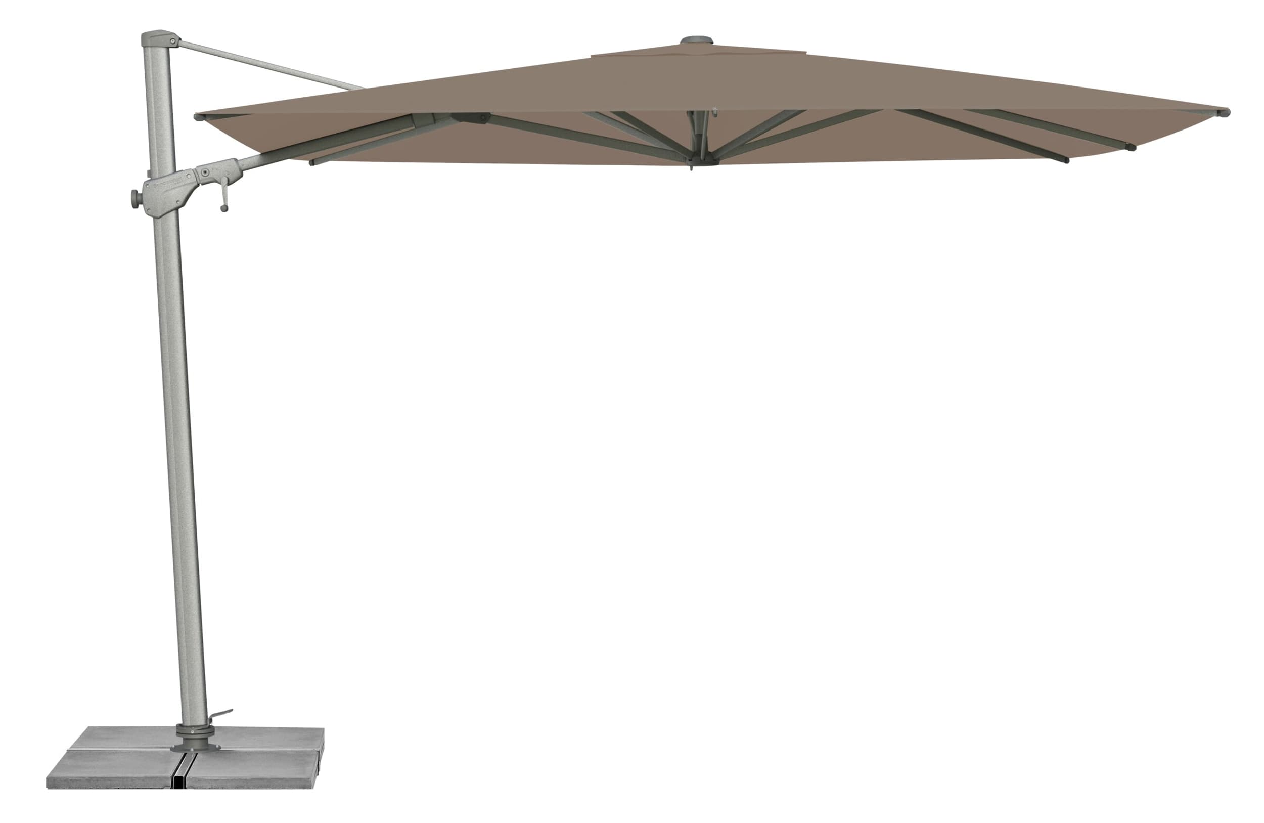 Suncomfort by Glatz Parasol VARIOFLEX, Gris taupe, 300x300x255