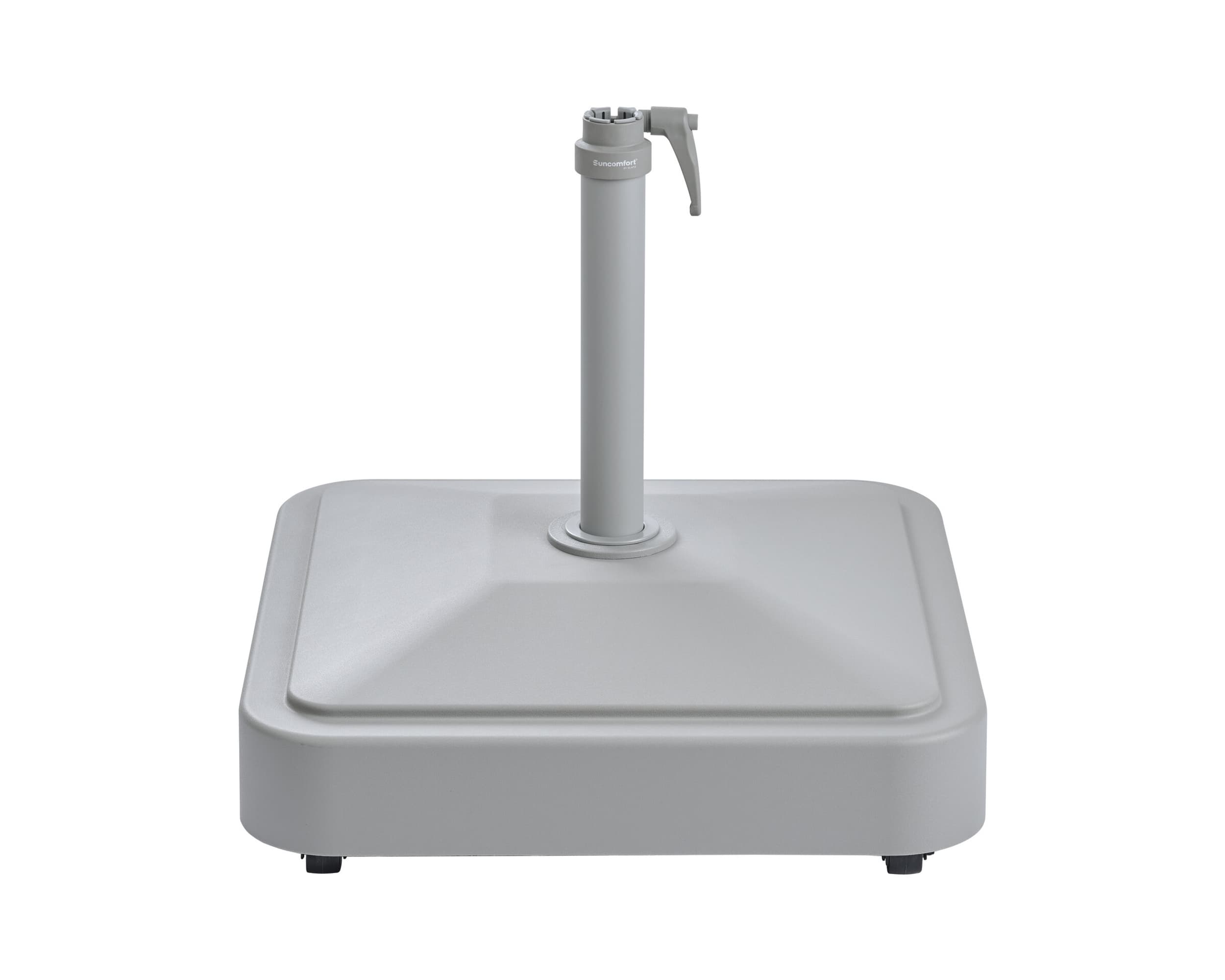 Suncomfort by Glatz Socle pour parasol SOCKEL, Gris, 58.5x58.5x16.5