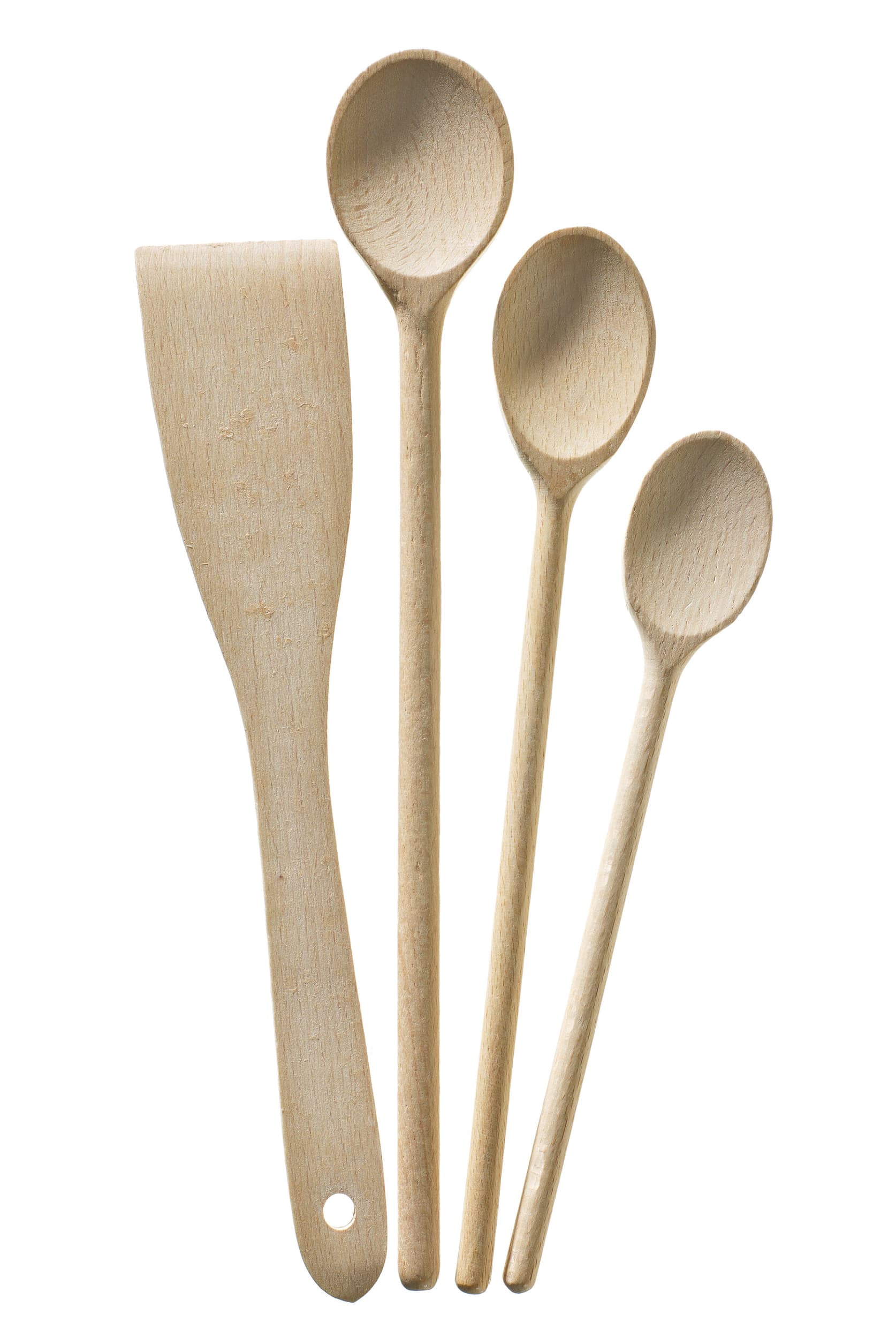 Set de ustensiles de cuisine COOK, Brun clair, Hêtre, Micasa