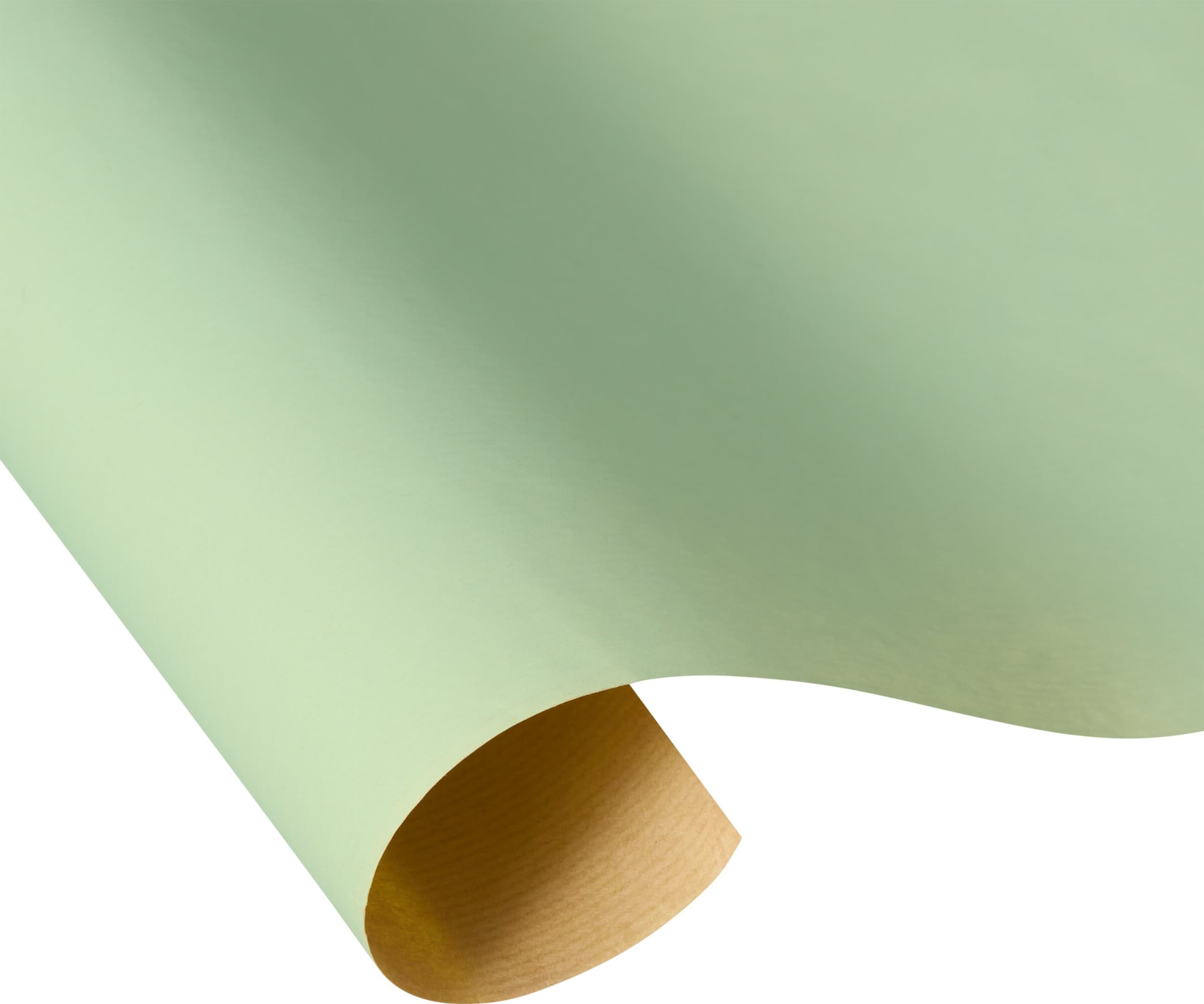 Papier cadeau KRAFT UNI, Vert, 70x200, Micasa