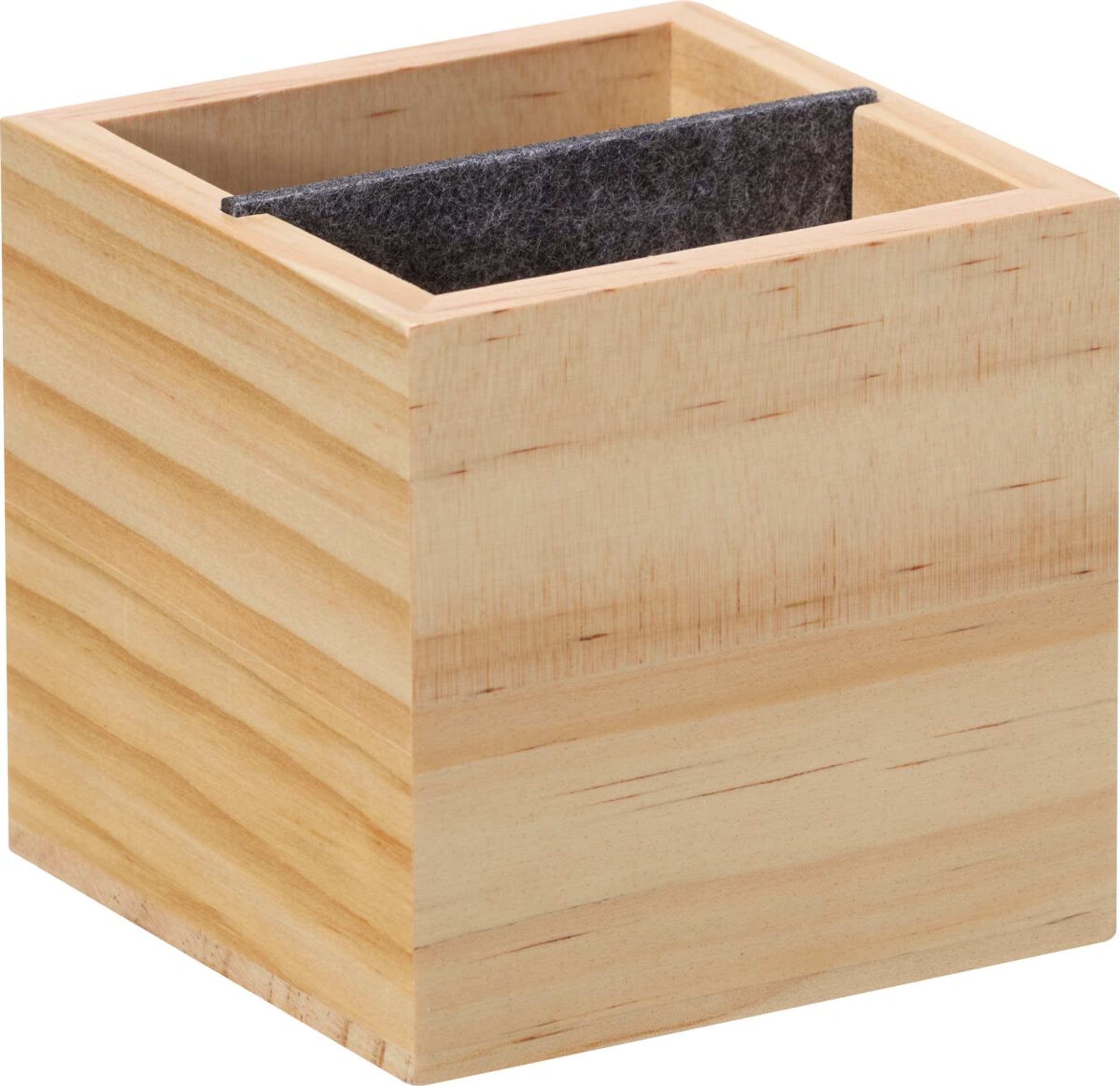 Porte-stylo ELLY, Grisnature, Pin, 8.6x8.8x8.2, Micasa
