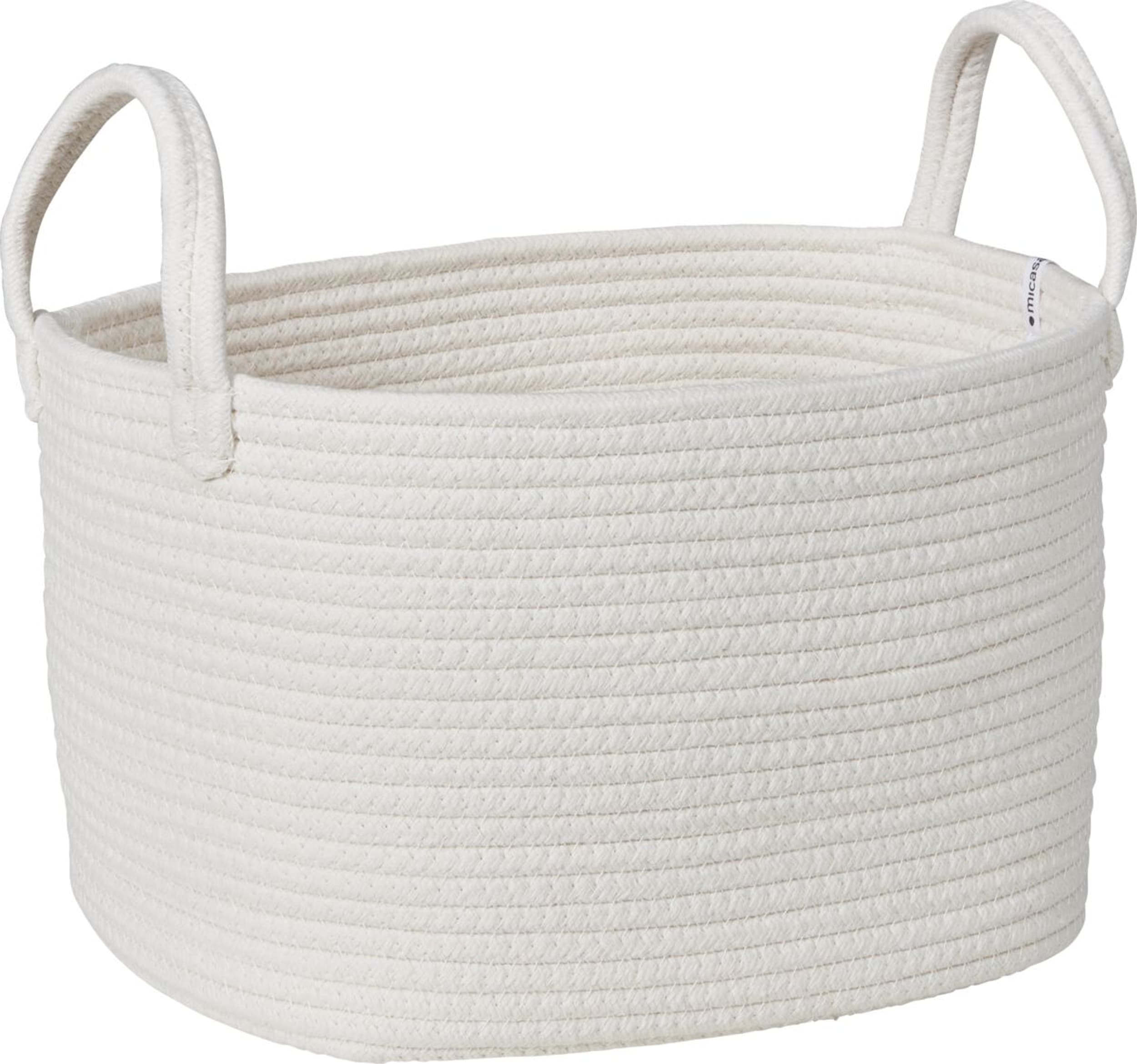 Corbeille CLEA, Blanc, 30x36x24, Micasa