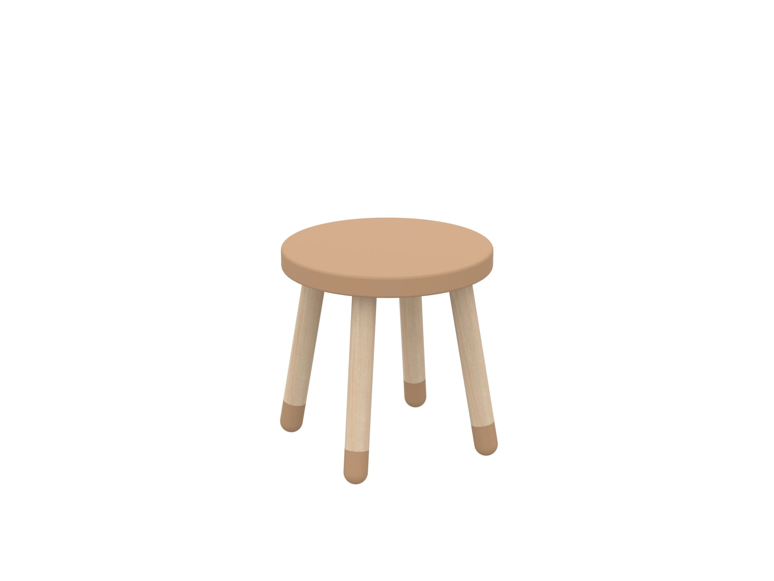 Flexa Chaise pour enfant DOTS, Cappuccino, MDF (bois mélangé), 30x30
