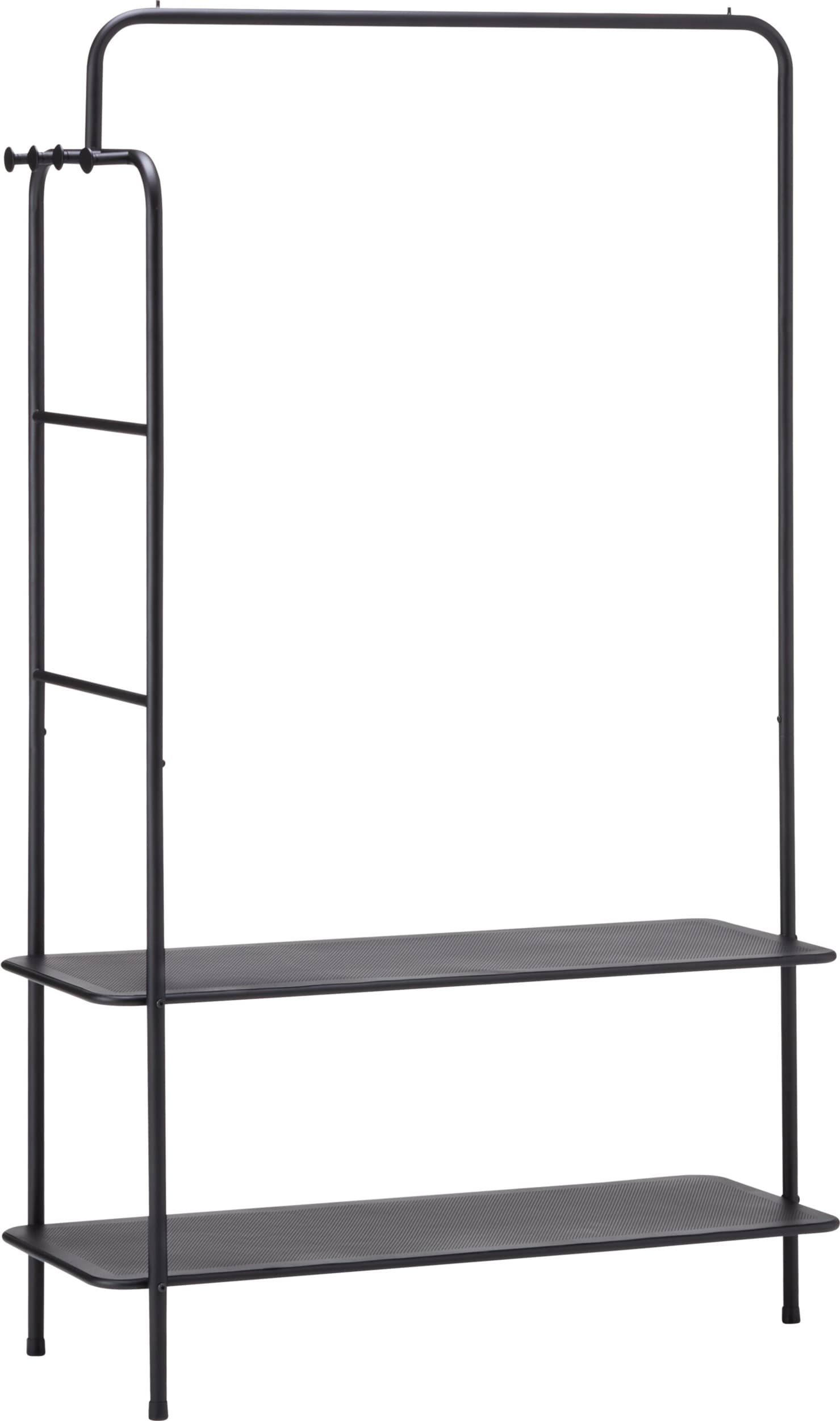 Portemanteau YOMMA, Noir, 103x45x171, Micasa