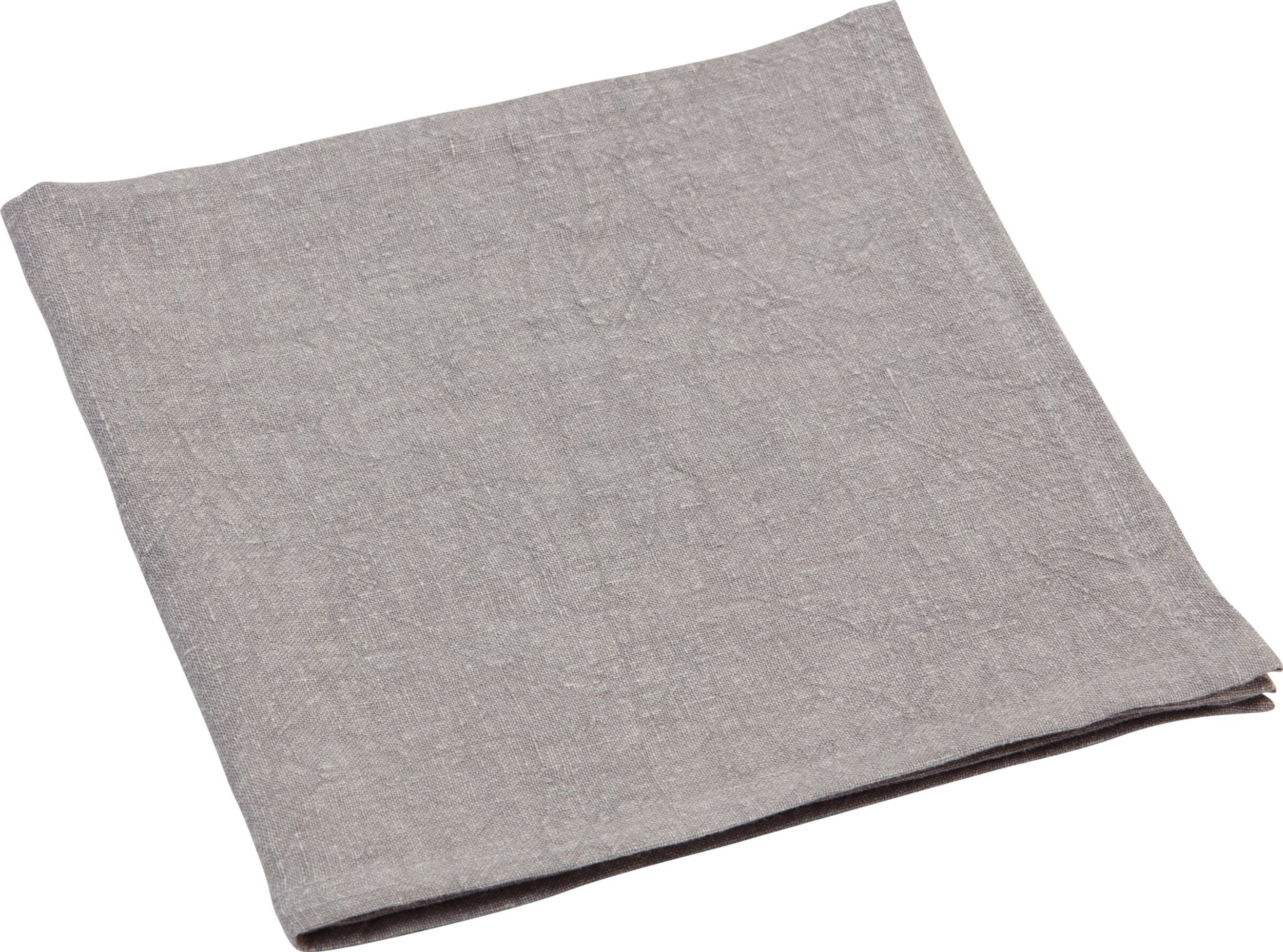 Serviette de table ZAIRO, Gris clair, 45x45, Micasa