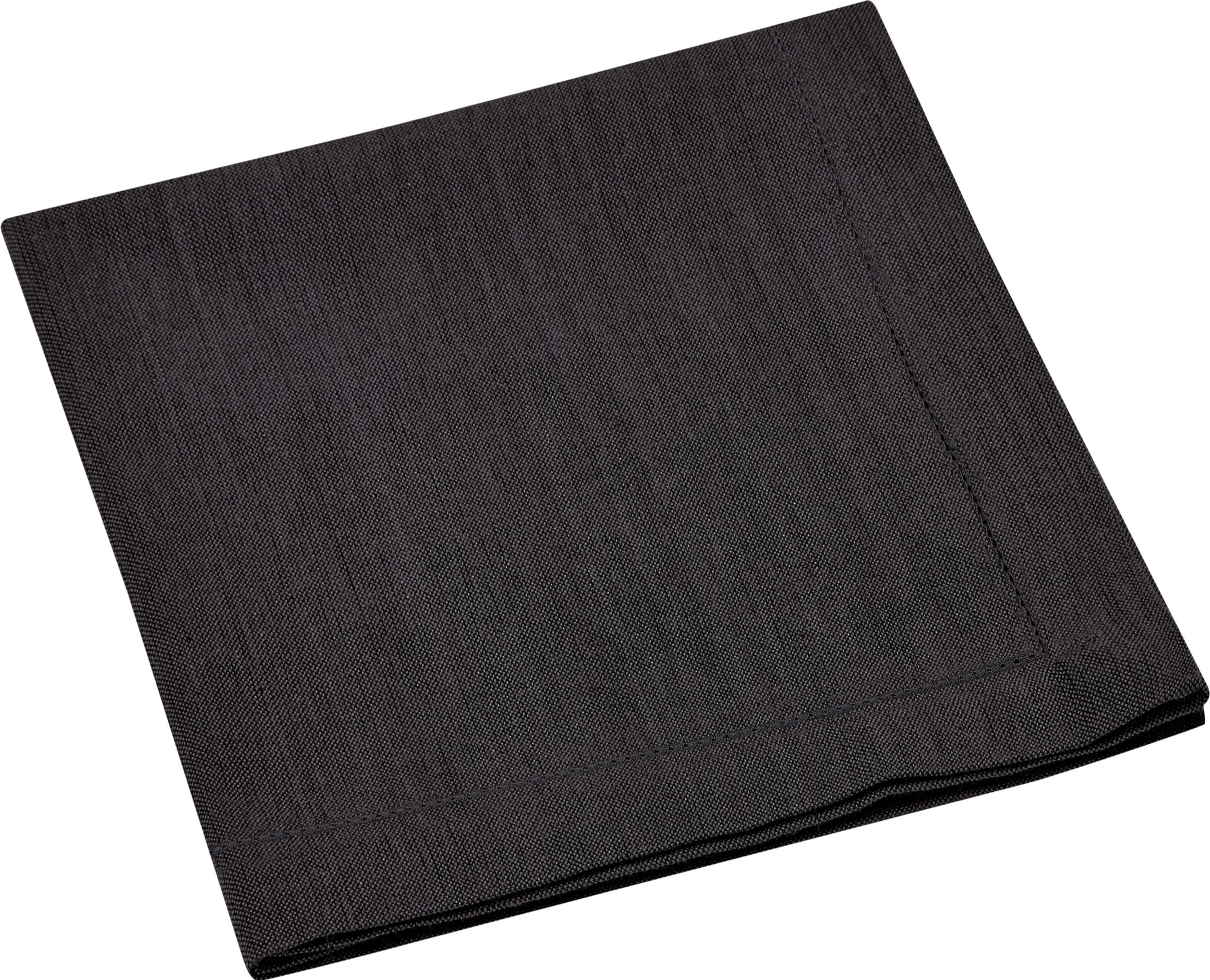 Serviette de table BERNABE, Anthracite, 45x45, Micasa