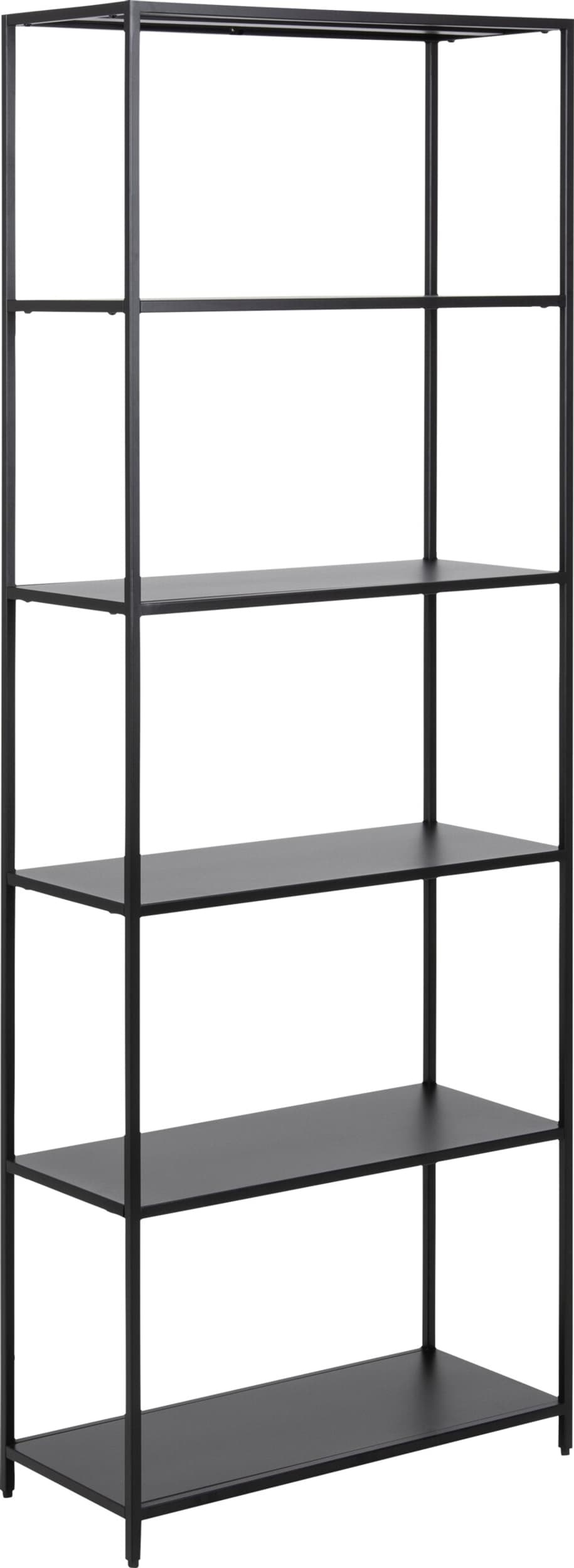 Etagère JAXTON, Noir, 69.5x30x185, Micasa