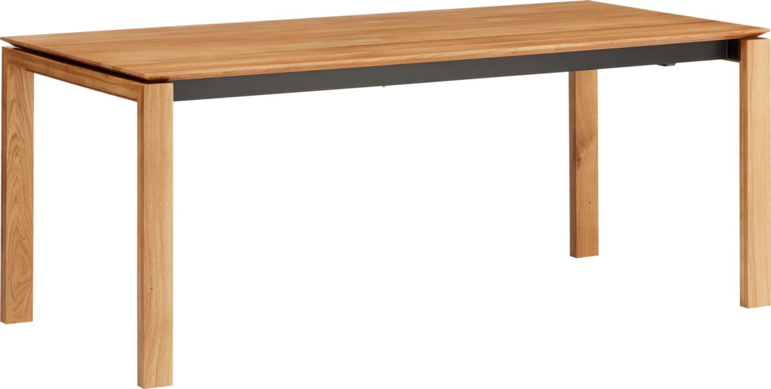 Table à rallonge MEDICI, Chêne massif, Chêne massif, 190x90x76.5, Micasa