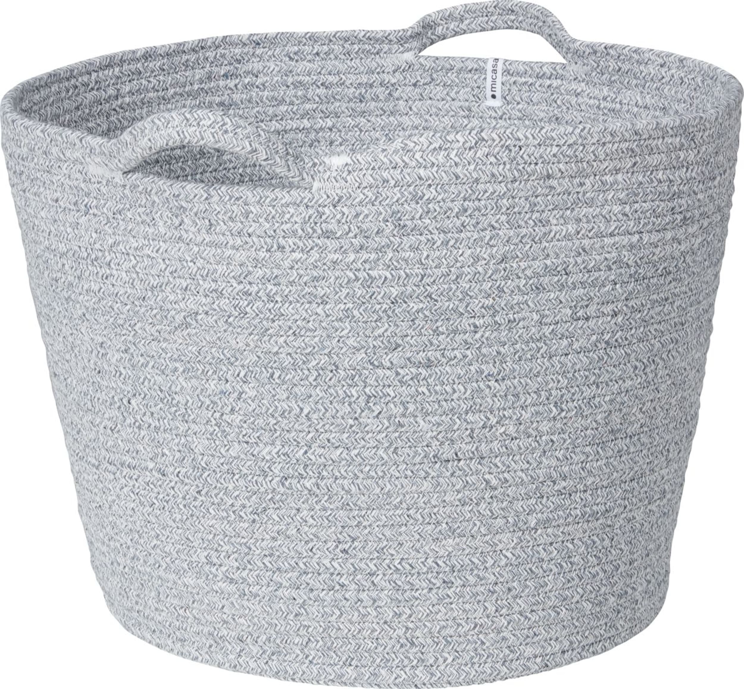 Corbeille CLEA, Gris clair, 40x40x31, Micasa