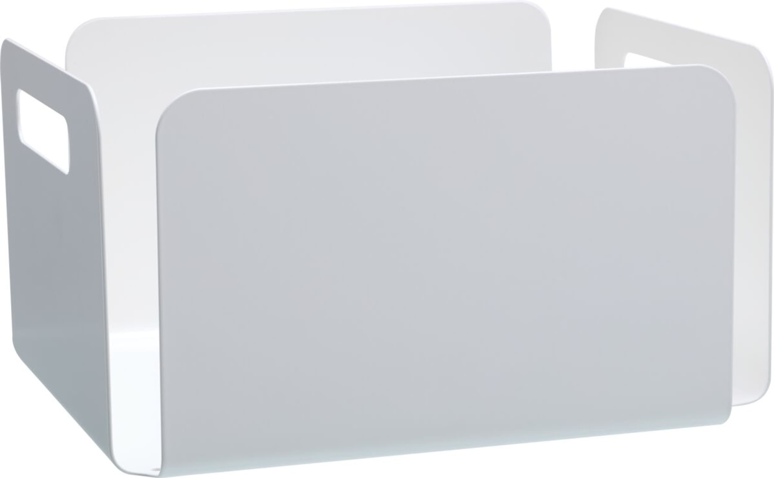 Porte revues NOTCH, Blanc, 31.6x25.7x16.7, Micasa