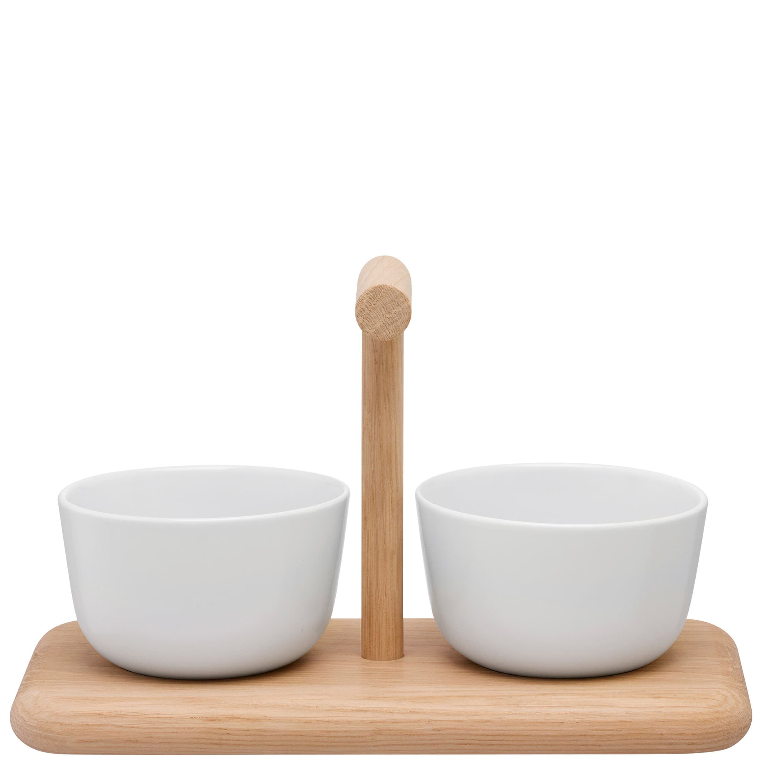 LSA Plat de service DINE, natureBlanc, Chêne, 26x12.9x16