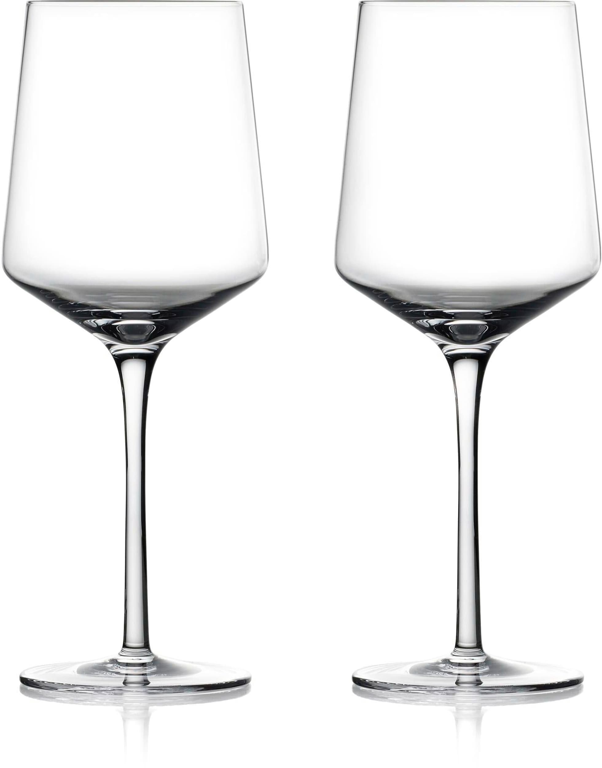 Zone Denmark Set de verres a vin ROCKS, Transparent, 22x8.6