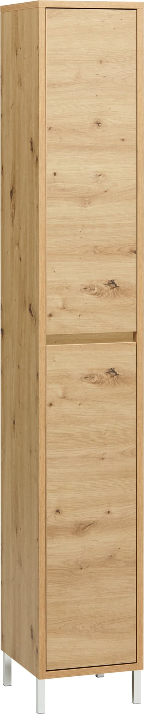 Armoire haute SIERRA, Chêne, Aggloméré (bois mélangé), 30x35x190, Micasa