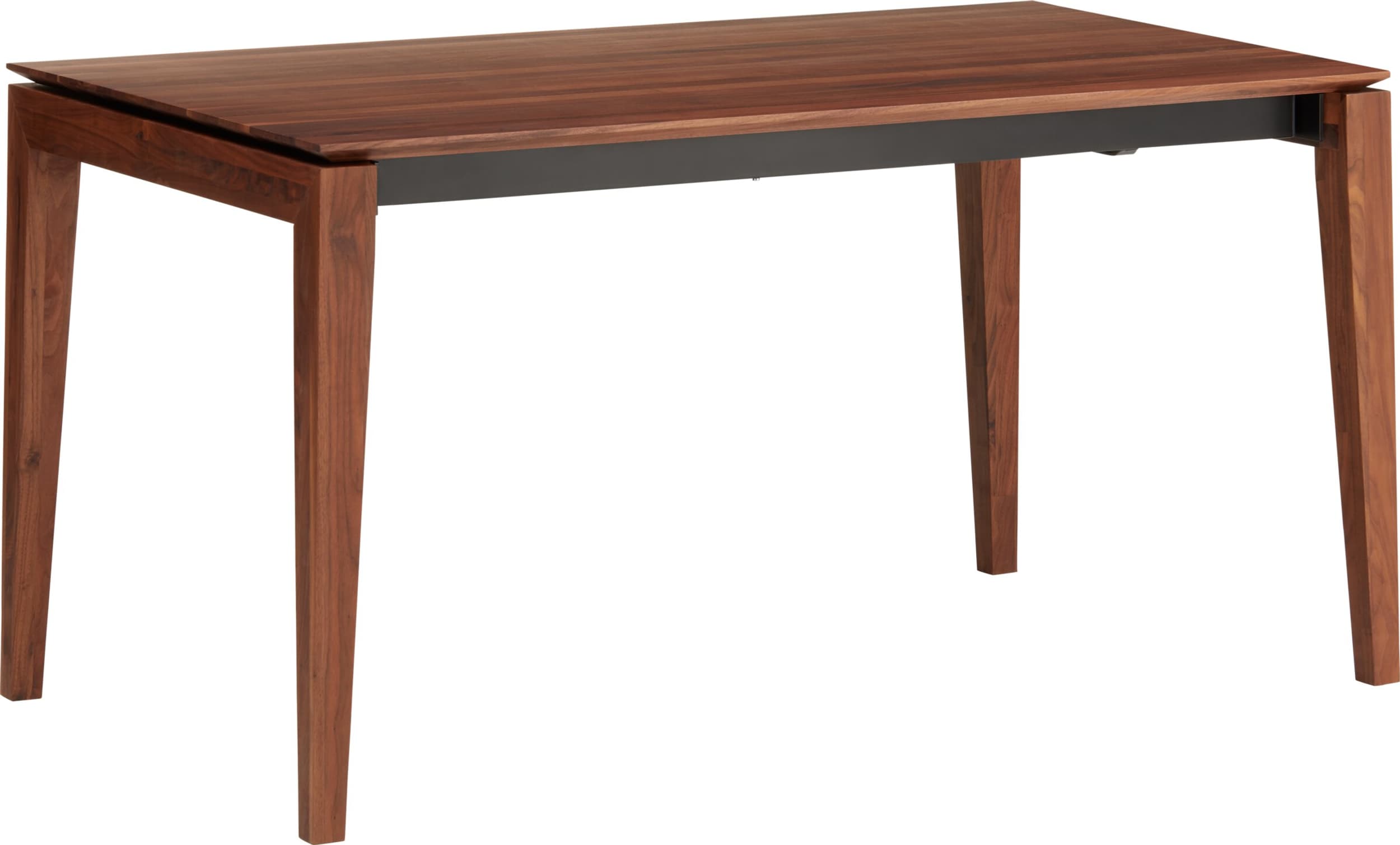 Table à rallonge MEDICI, Noyer massif, 150x90x76.5, Micasa