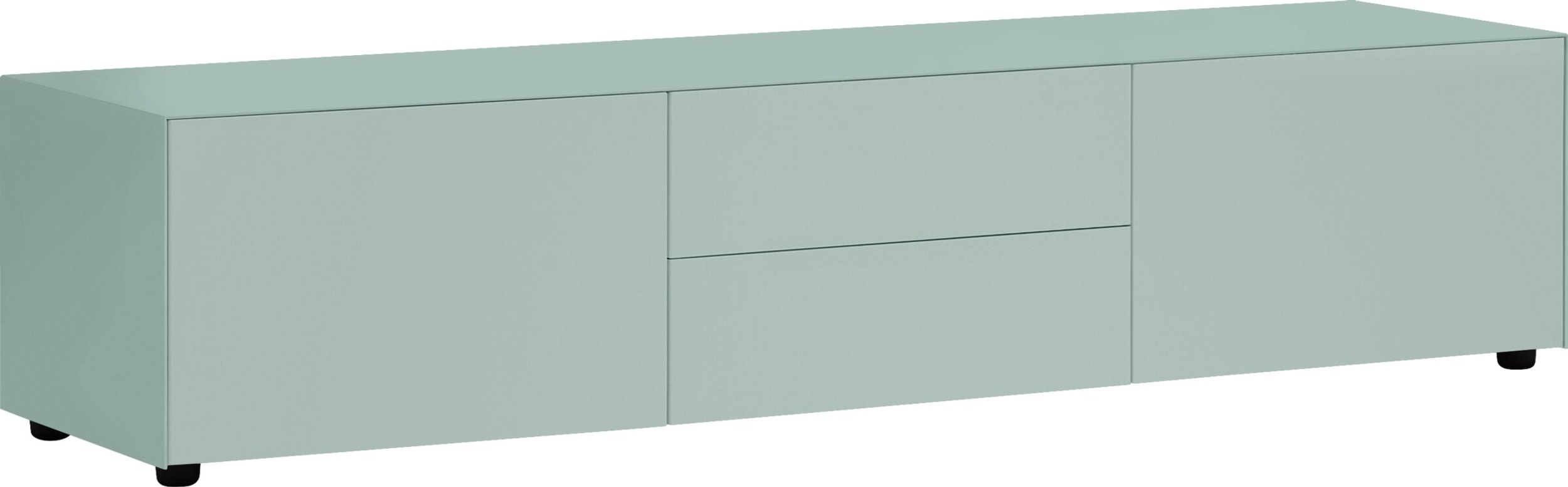 Buffet bas LUX, Bleu clair, MDF (bois mélangé), 180x46x37.5, Micasa