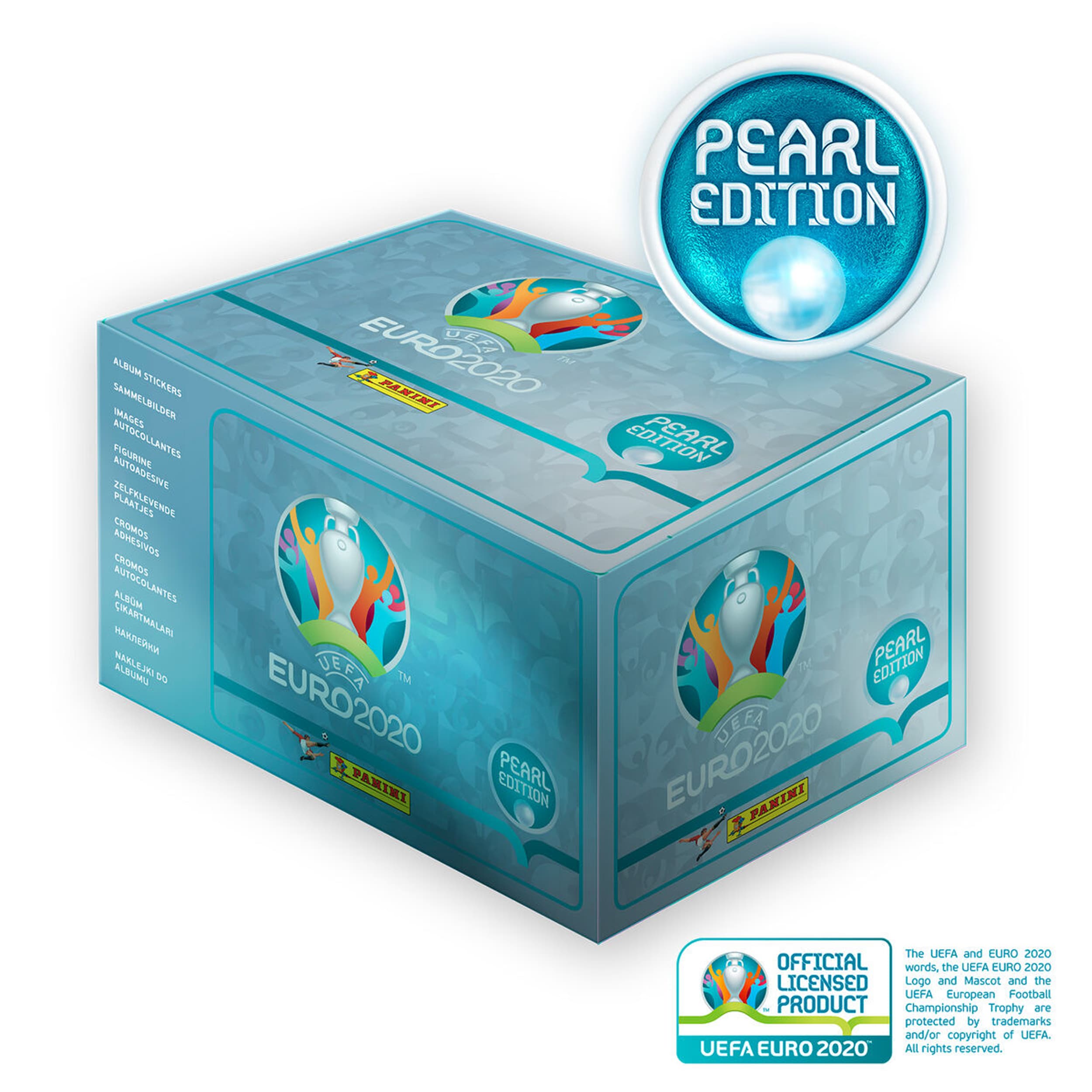 UEFA EURO 2020™ Pearl Edition official sticker collection 100-Box