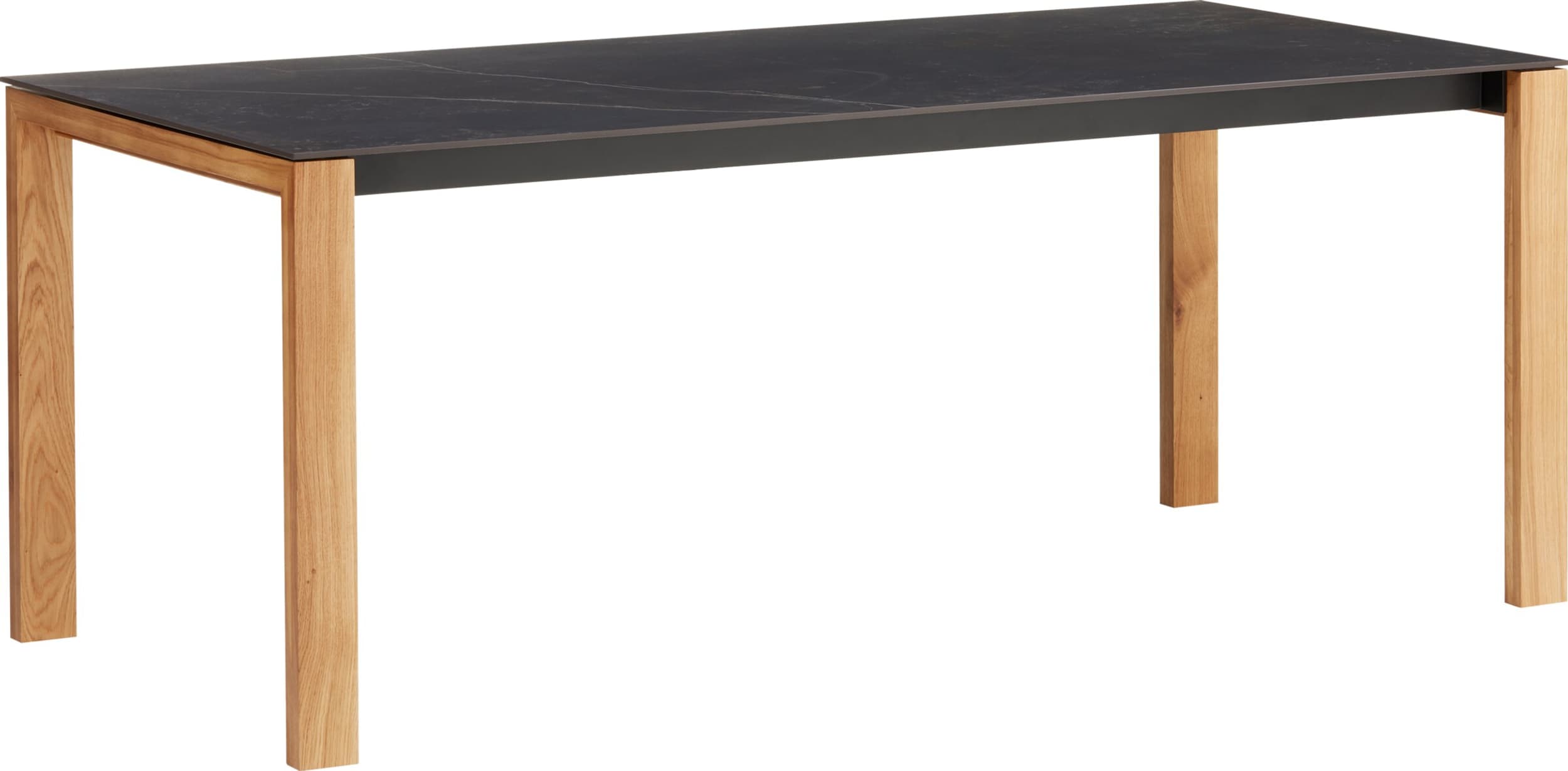 Table MEDICI, KELYA, Chêne massif, 180x90x75, Micasa