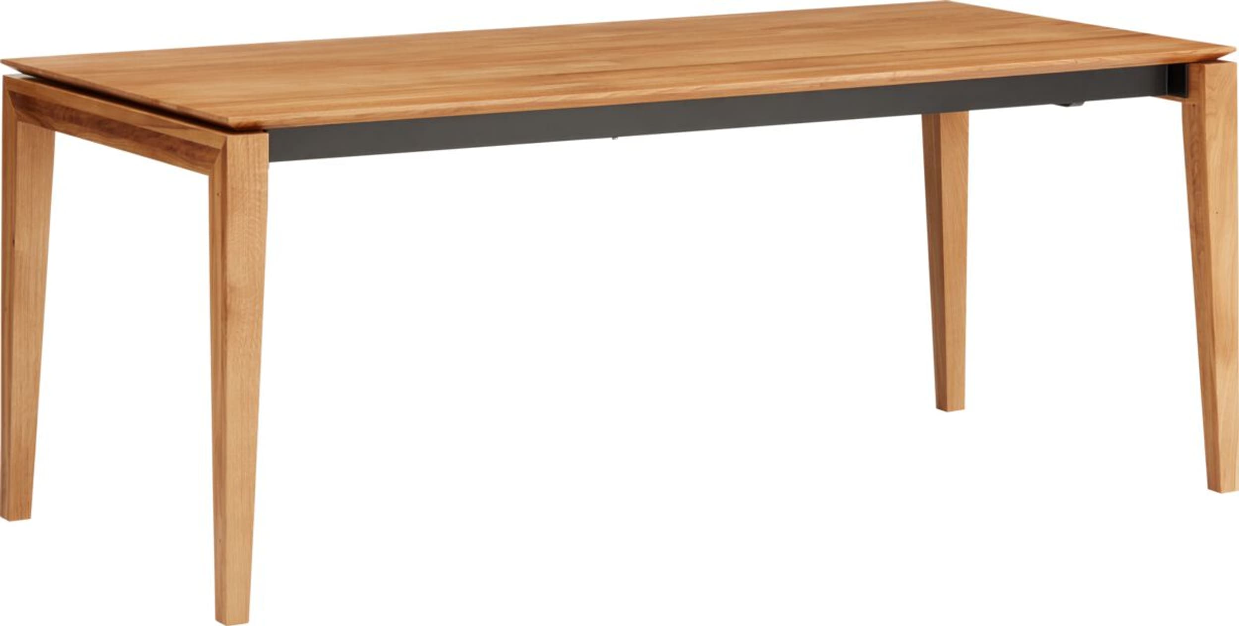 Table à rallonge MEDICI, Chêne massif, 190x90x76.5, Micasa