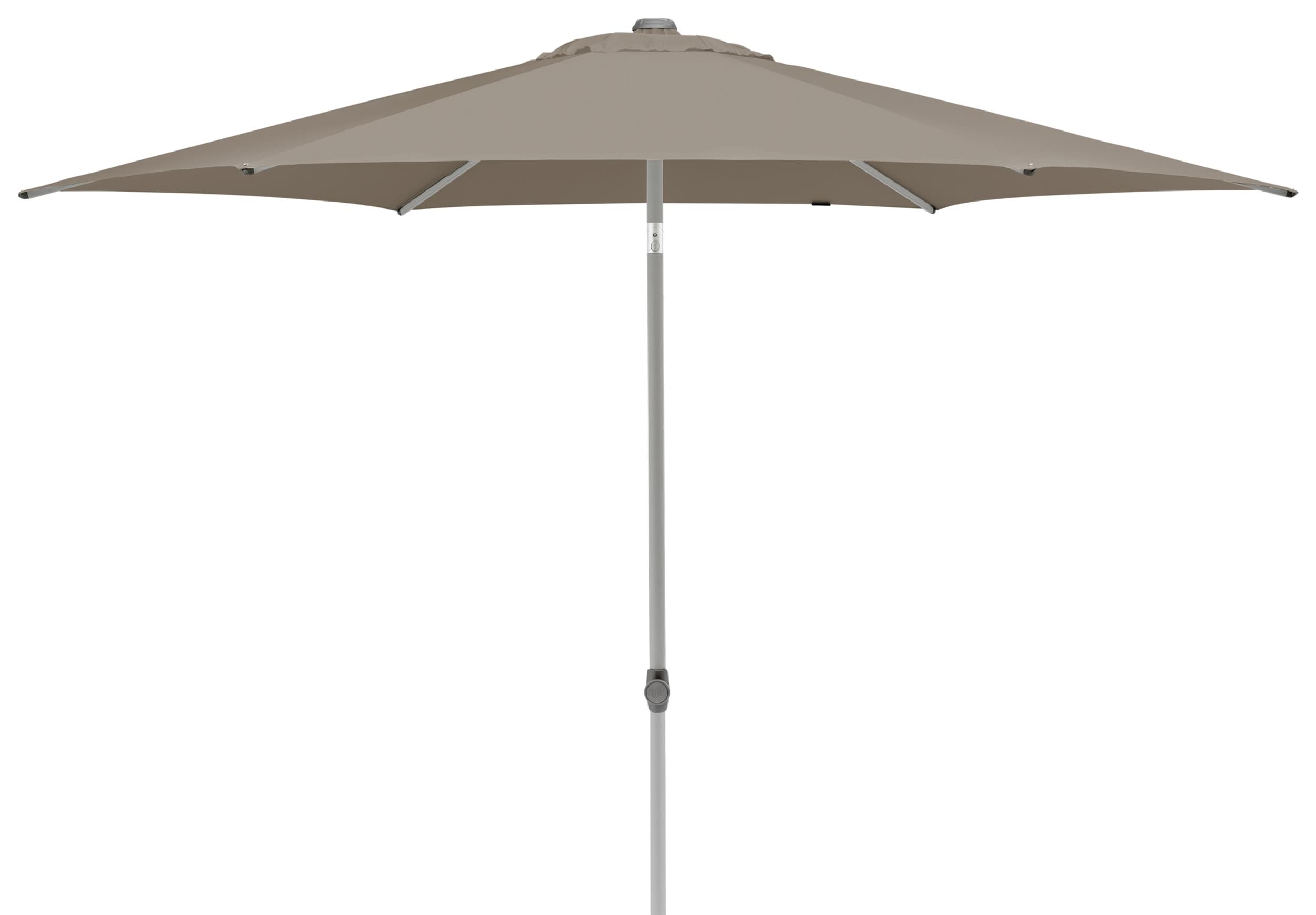 Suncomfort by Glatz Parasol POP UP, Taupe / Gris clair / Bleu glacier, 300