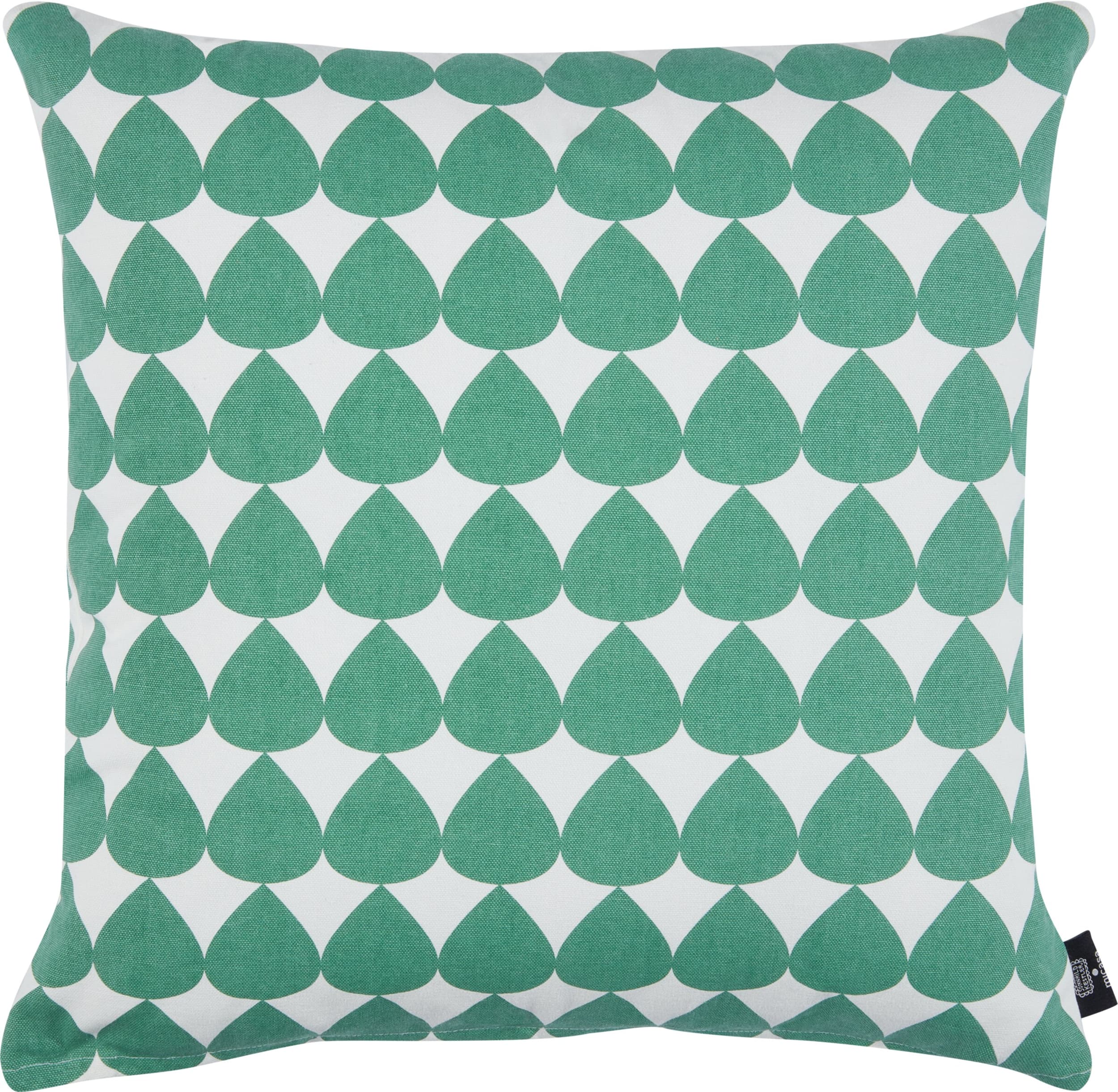 Sonnhild Kestler x Micasa Coussin décoratif CIAO, Vert, 50x50