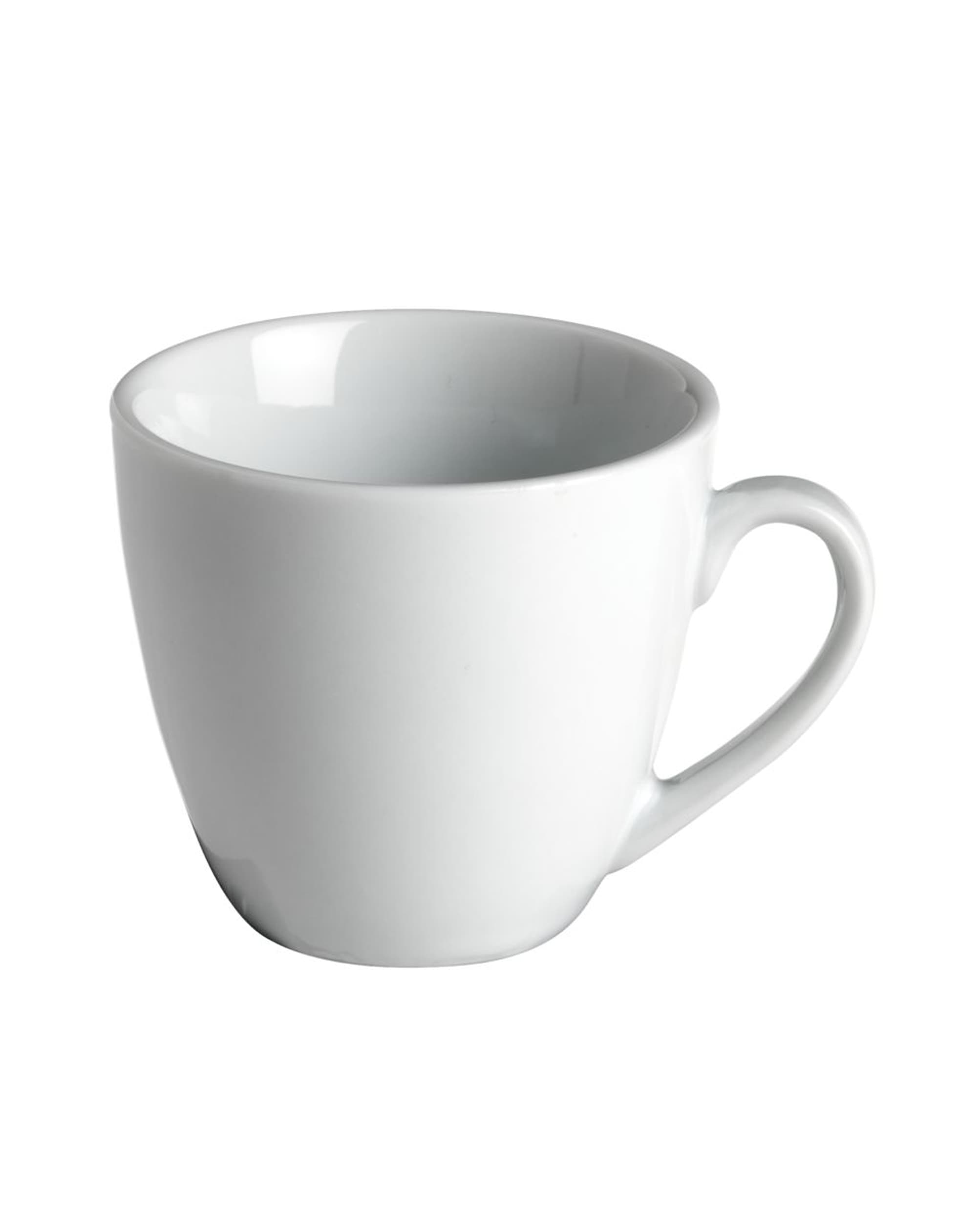 Tasse à espresso MODESTA, Blanc, 8x6.5x5.8x6.5, Micasa