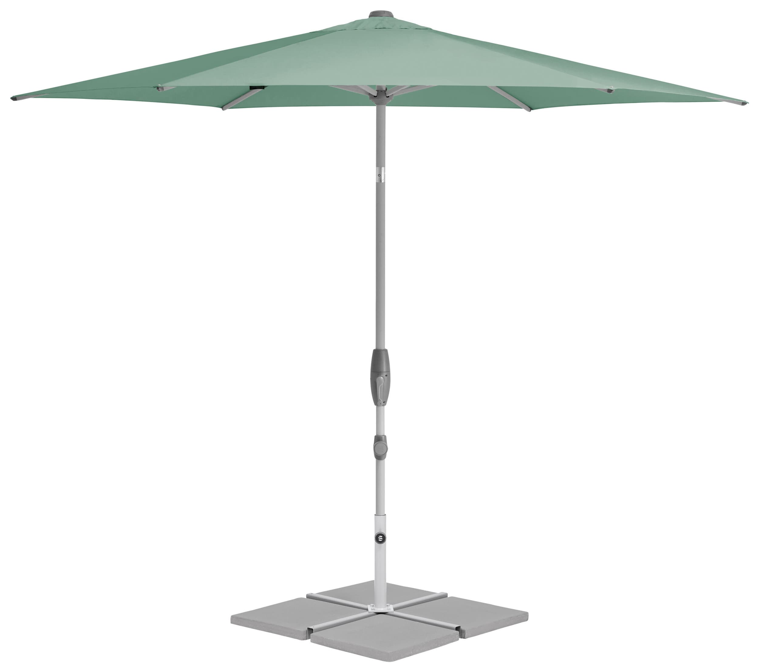 Suncomfort by Glatz Parasol SHELL TURN, Vert, 266x330