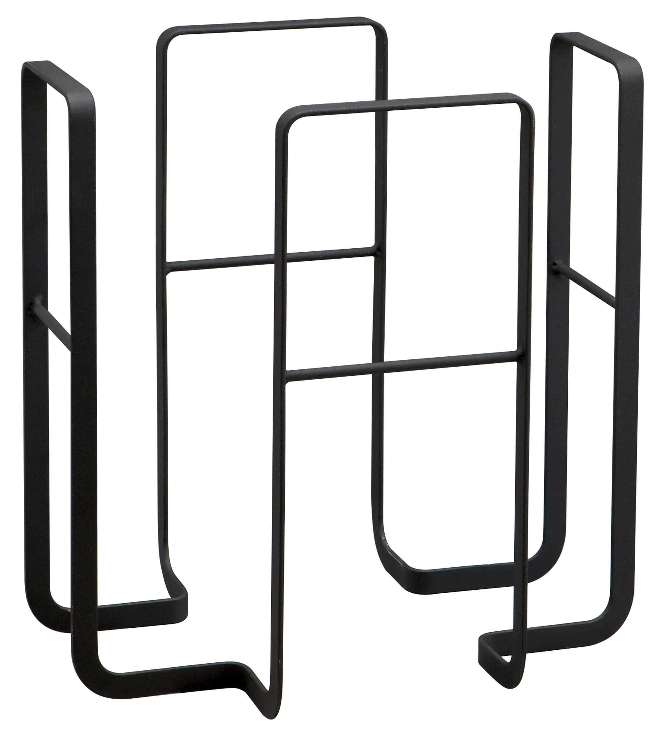 Porte-magazines EDWIN, Noir, 28x36x35, Micasa