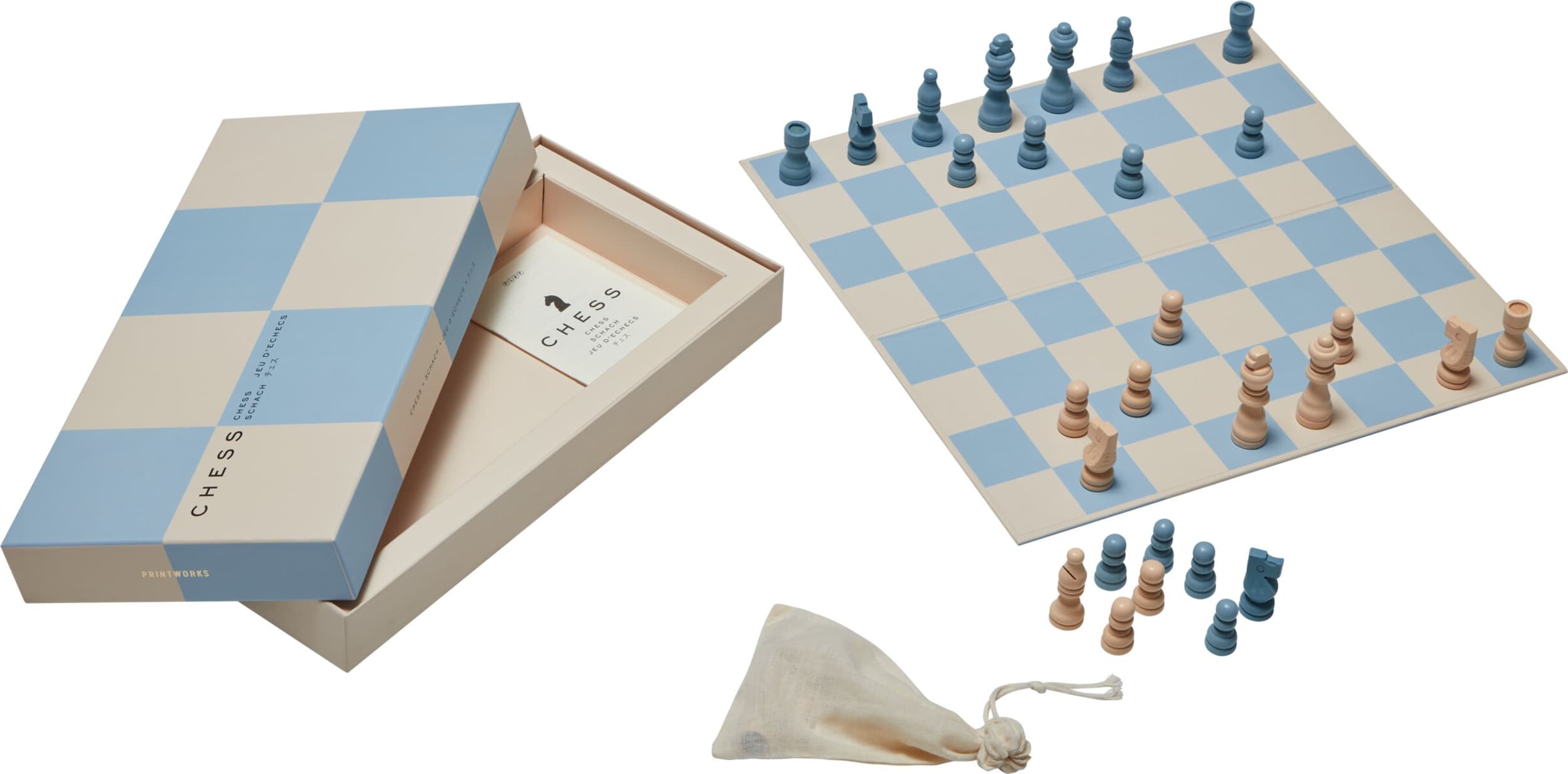 Jeux de société CHESS, Beige, 35x4.2x18, Micasa