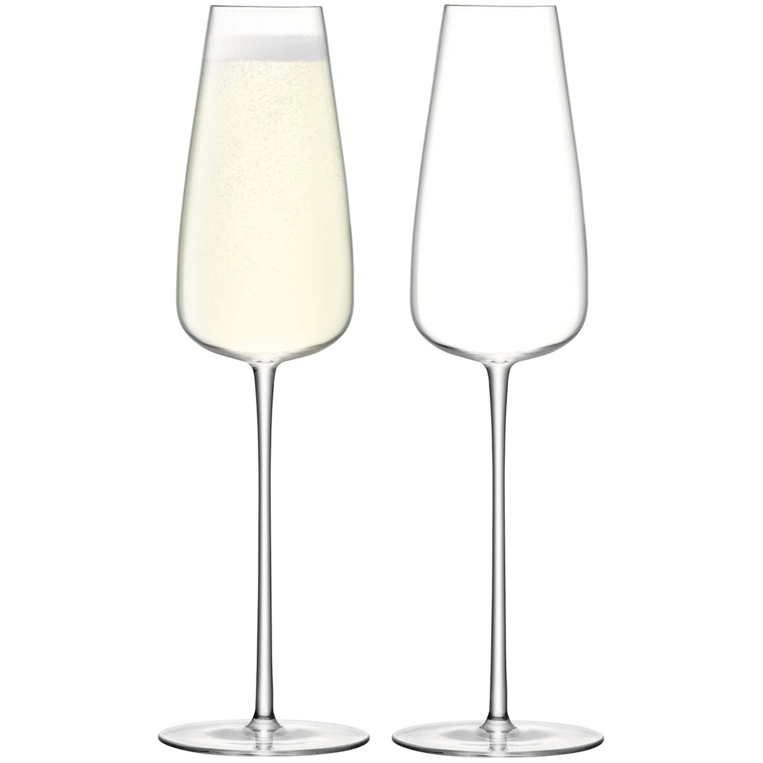 LSA Set de verres à champagne WINE, Transparent, 25.5x10.7