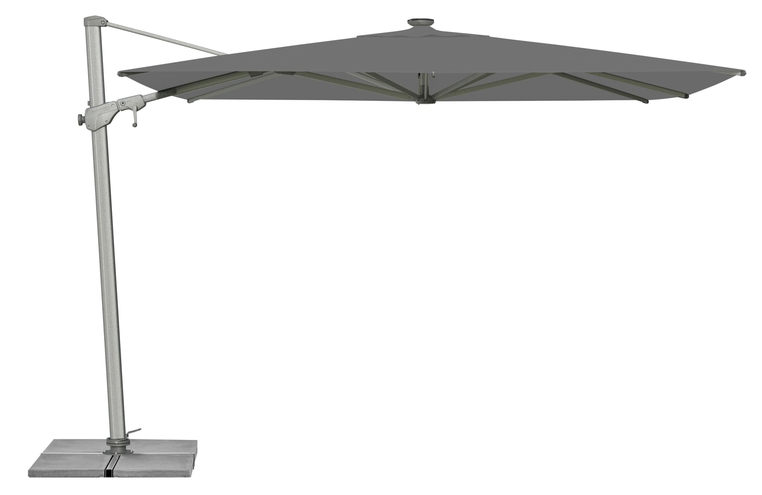 Suncomfort by Glatz Parasol VARIOFLEX, Gris, 300x300x258