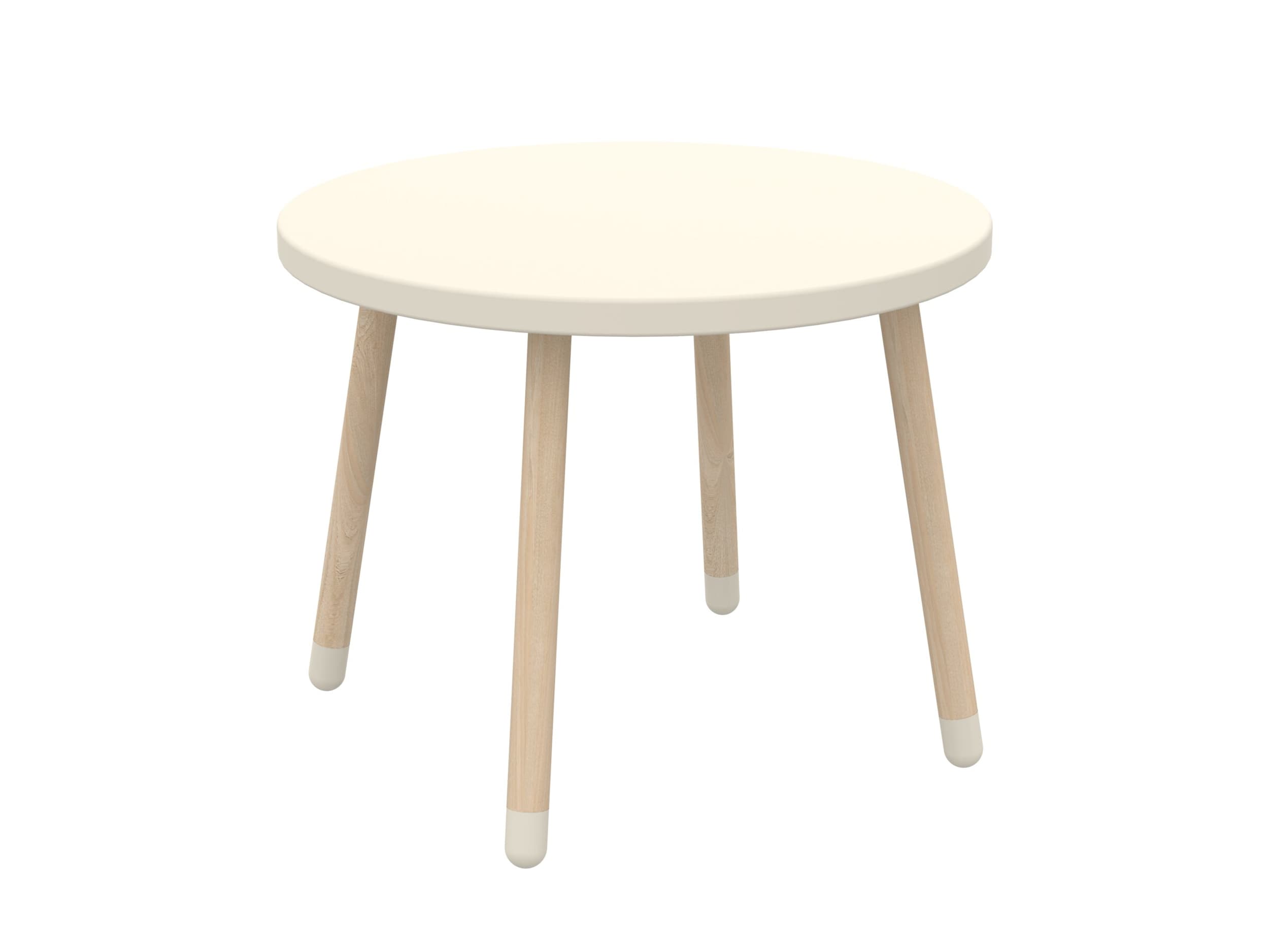 Flexa Table enfant DOTS, Crème, MDF (bois mélangé), 47x60