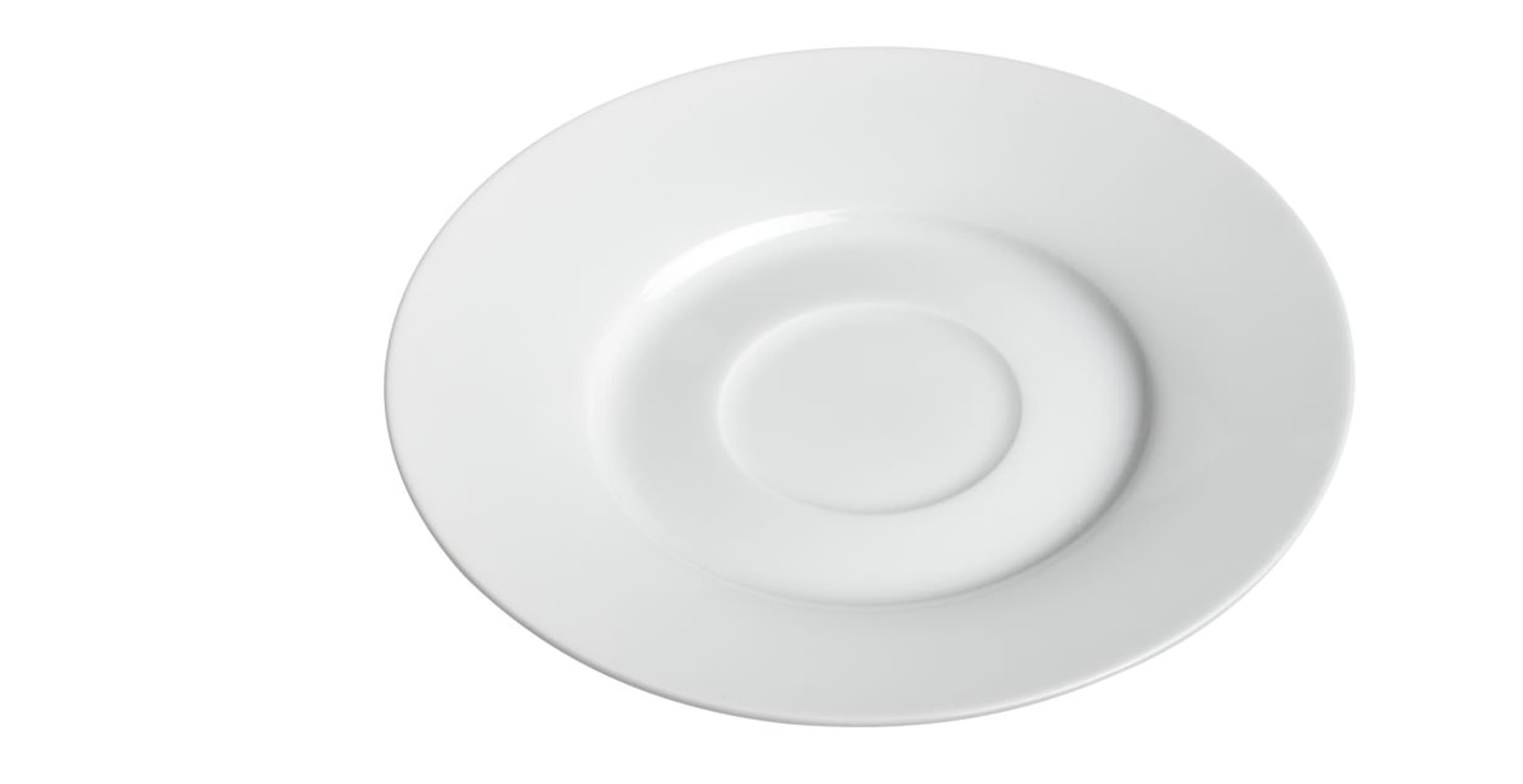 Soucoupe à café MODESTA, Blanc, 2x15.5, Micasa