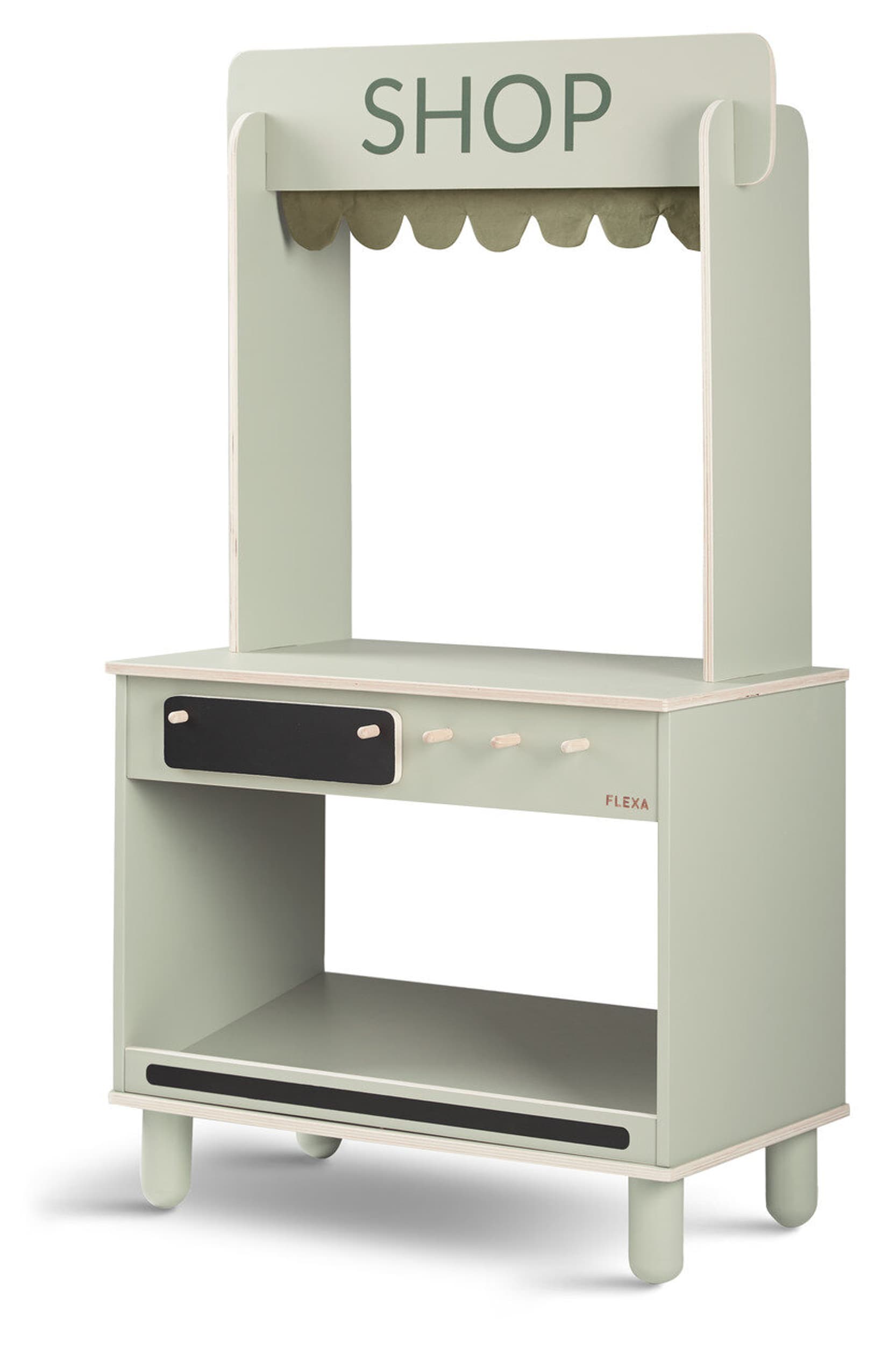 Flexa Jouet PLAY THE SHOP, vert clair, 60x35.5x112.5