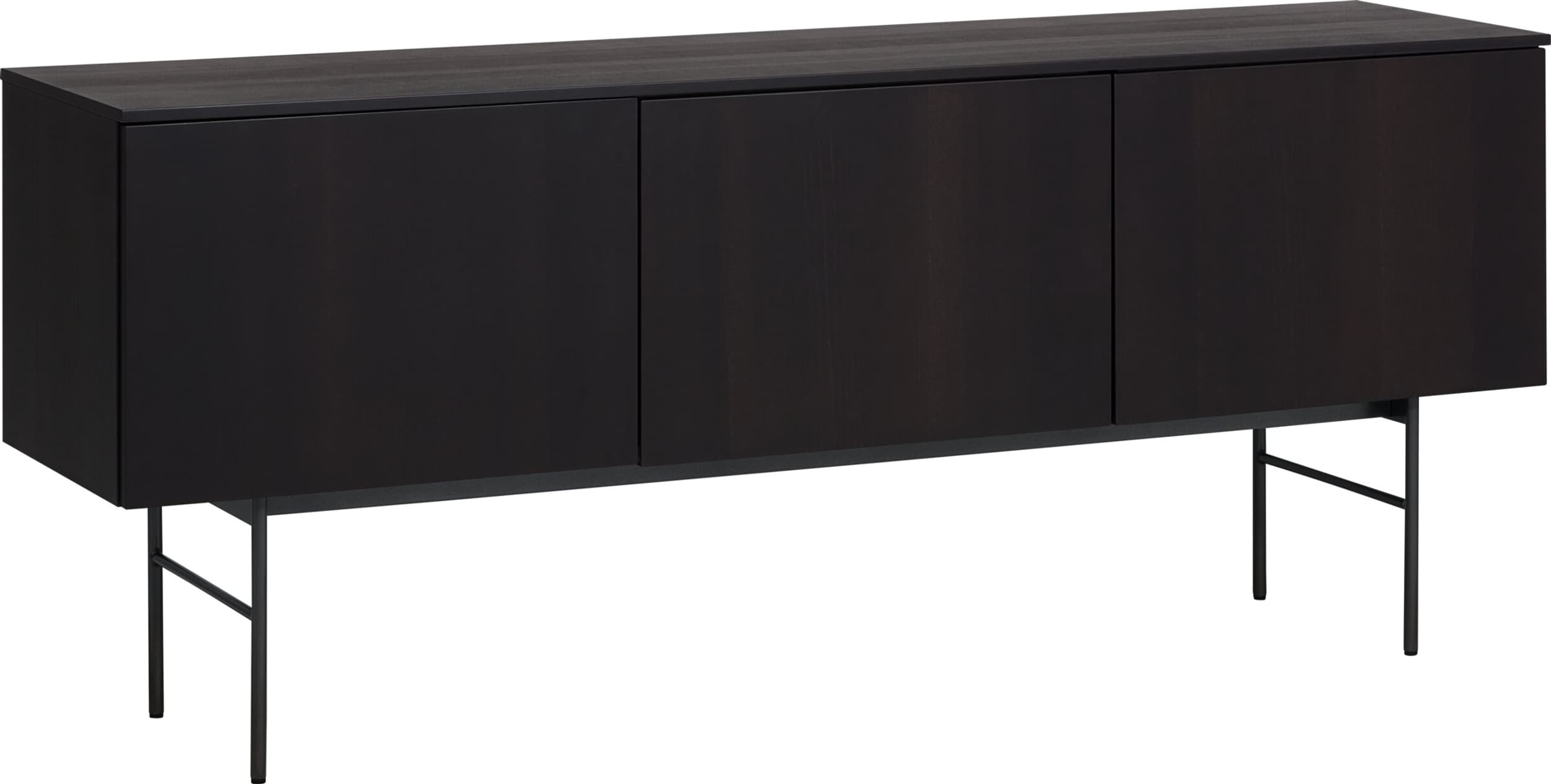 Buffet bas TILL, Hêtre, Aggloméré (bois mélangé), 168x41x68, Micasa