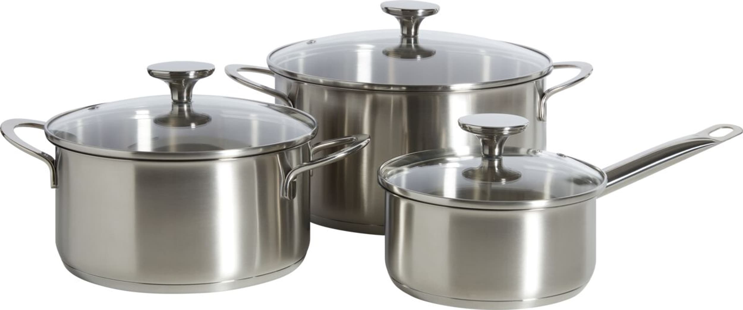 Set de casseroles CULINARIO, Argent, Micasa
