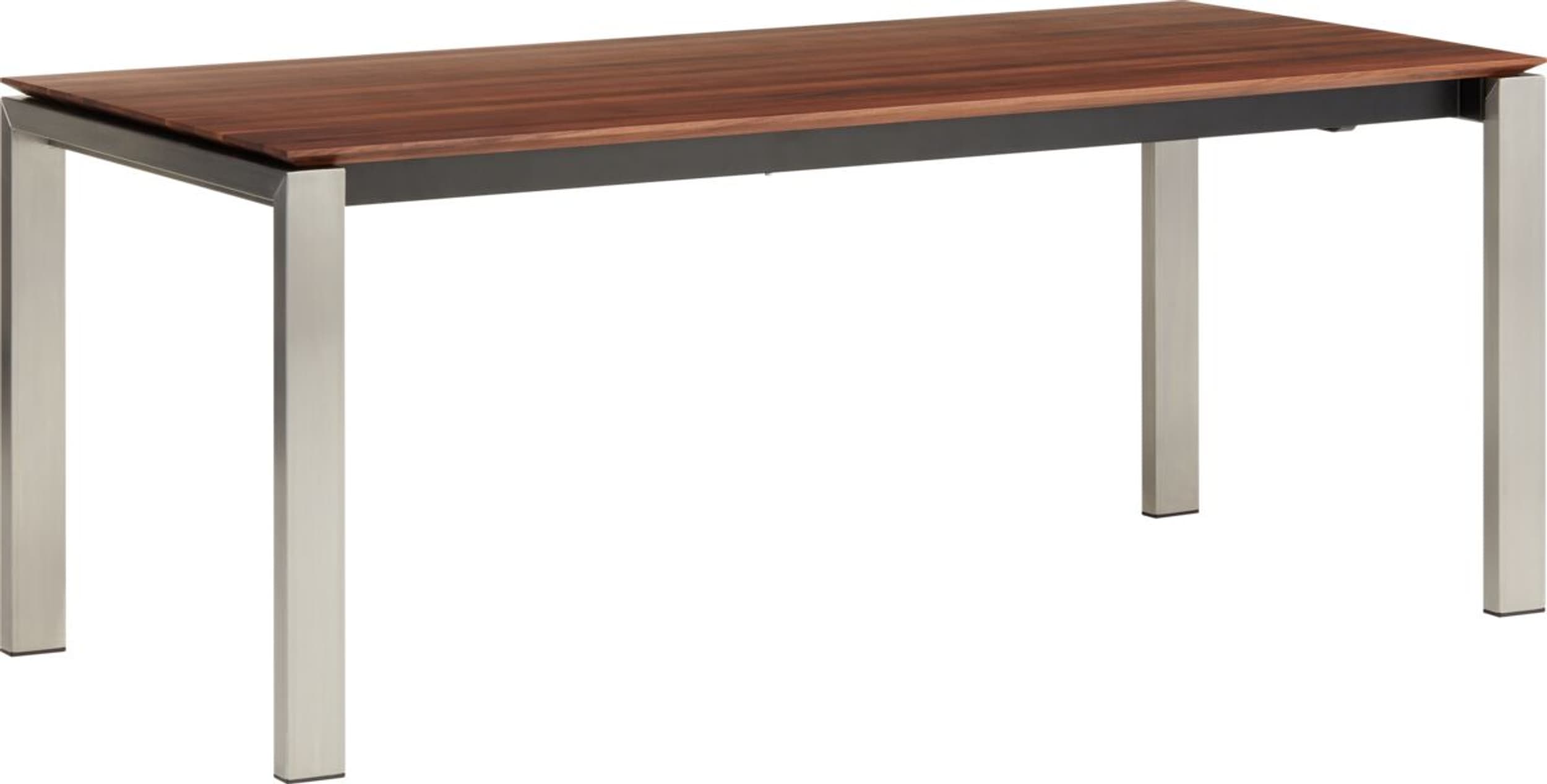 Table à rallonge MEDICI, Noyer, 190x90x76.5, Micasa