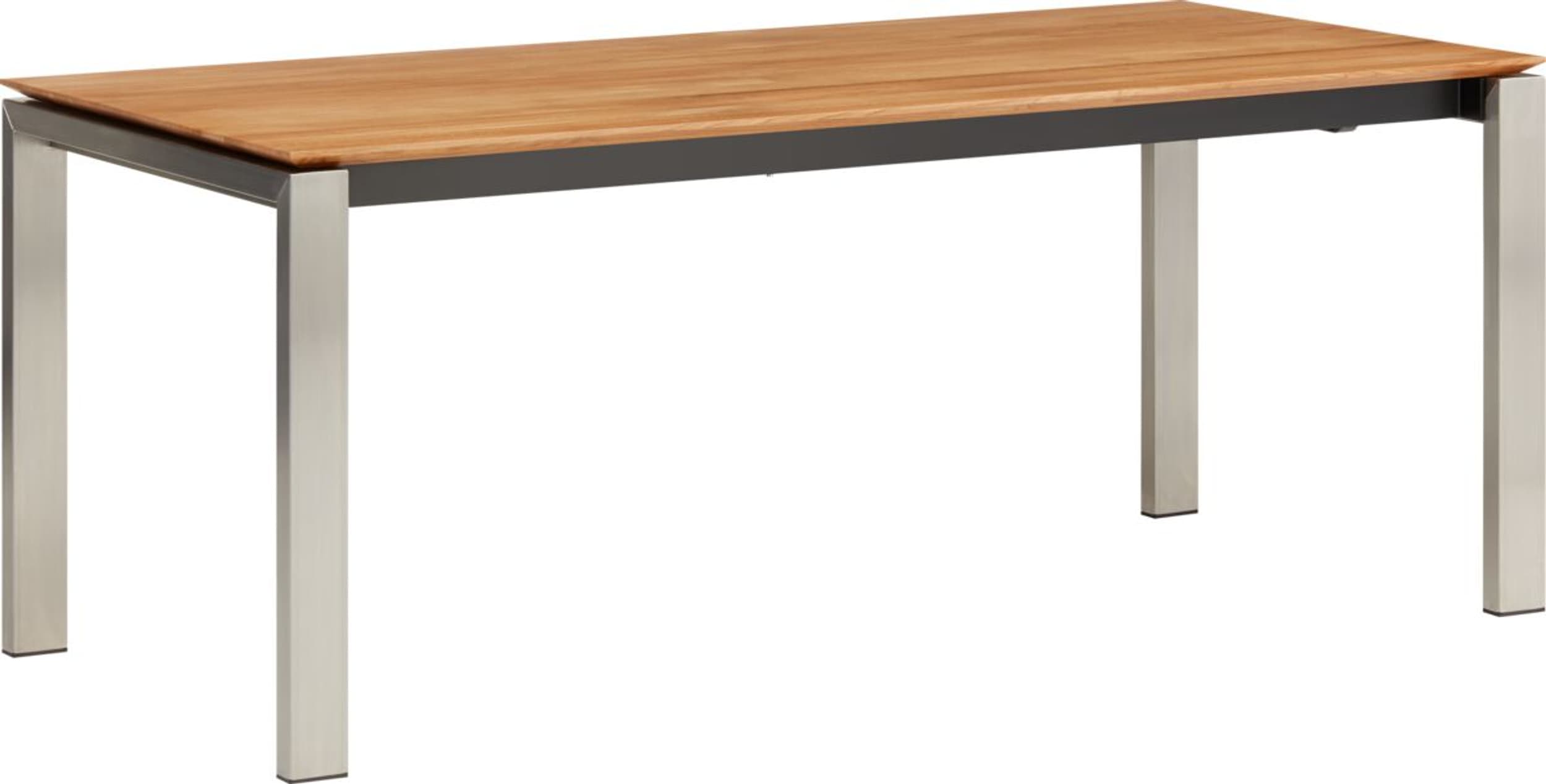 Table à rallonge MEDICI, Chêne massif, 190x90x76.5, Micasa