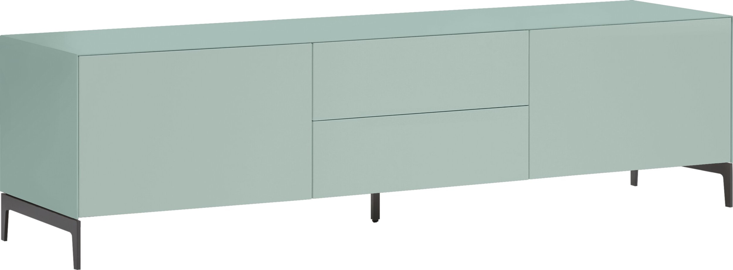 Buffet bas LUX, Bleu clair, MDF (bois mélangé), 180x46x49.5, Micasa