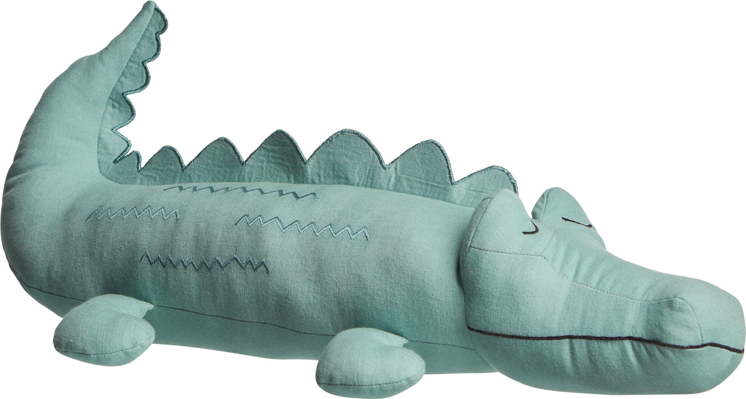 Peluche COCODRILO, Menthe, 50x20, Micasa