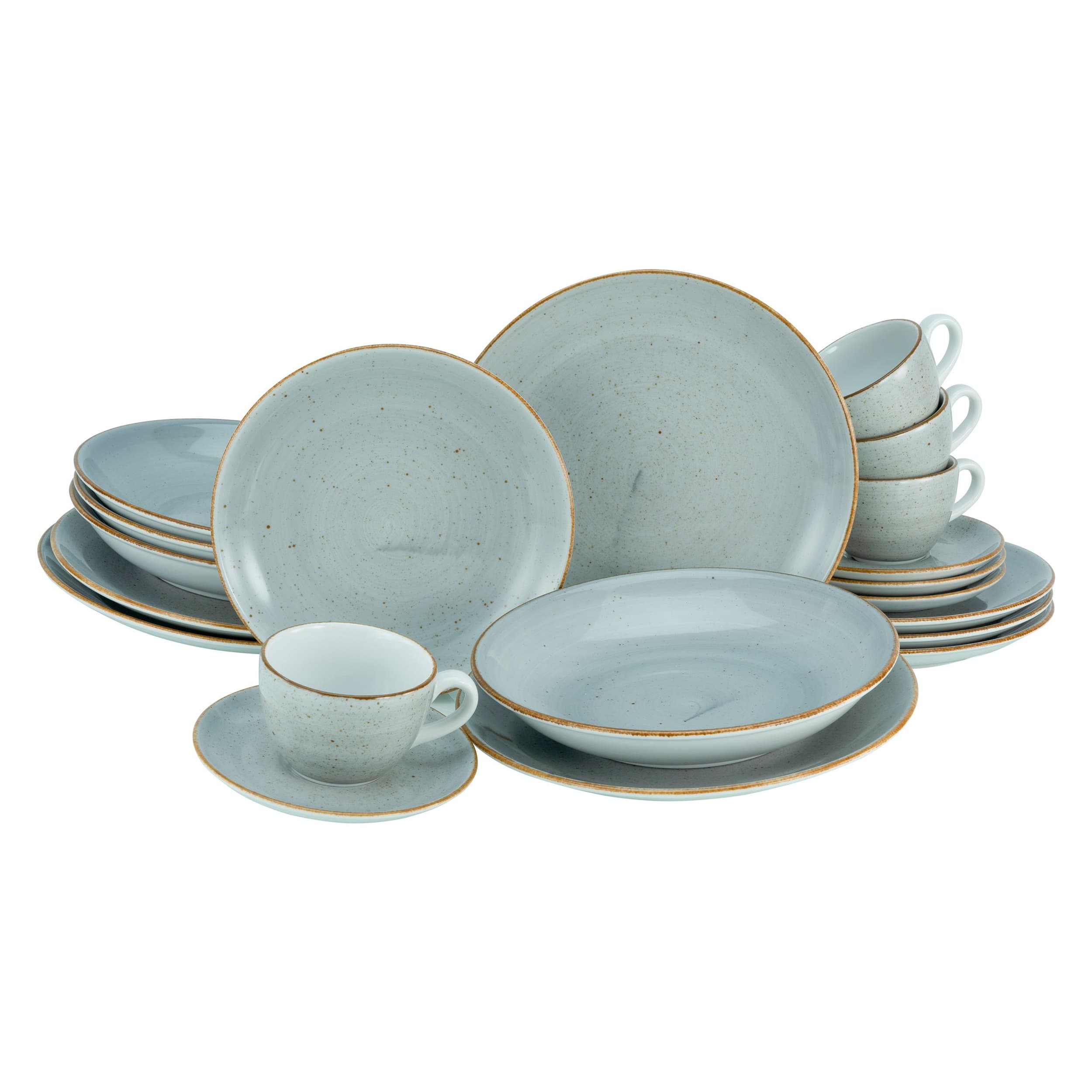 Set de vaisselle VINTAGE, Gris, Micasa