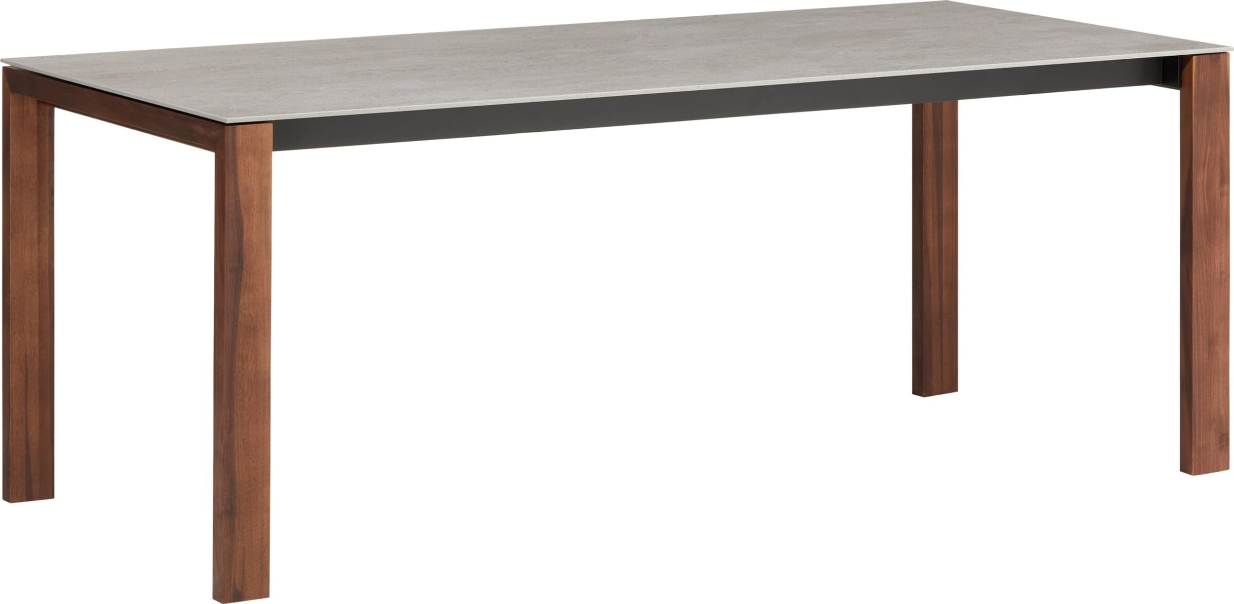 Table MEDICI, KEON, Noyer massif, 220x90x75, Micasa