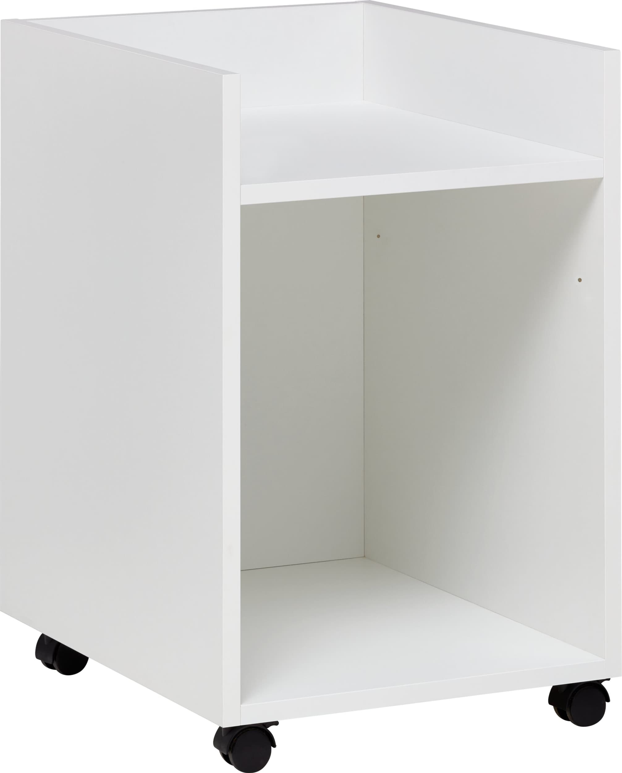 Caissons mobiles ATELIER, Blanc, Aggloméré (bois mélangé), 41.4x50x57, Micasa
