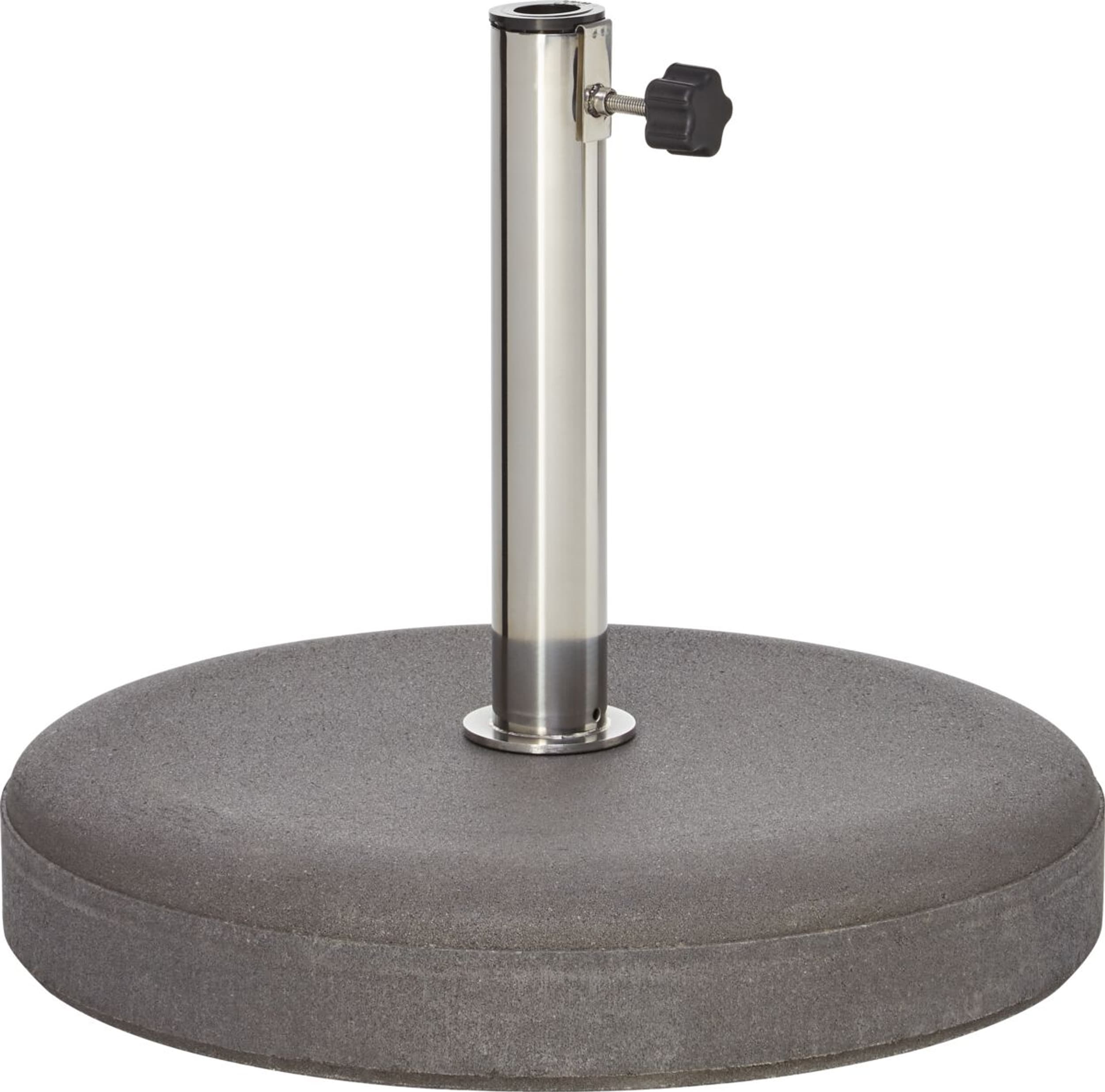 Socle pour parasol CONCRETE, Imitation béton, 38.5x46, Micasa