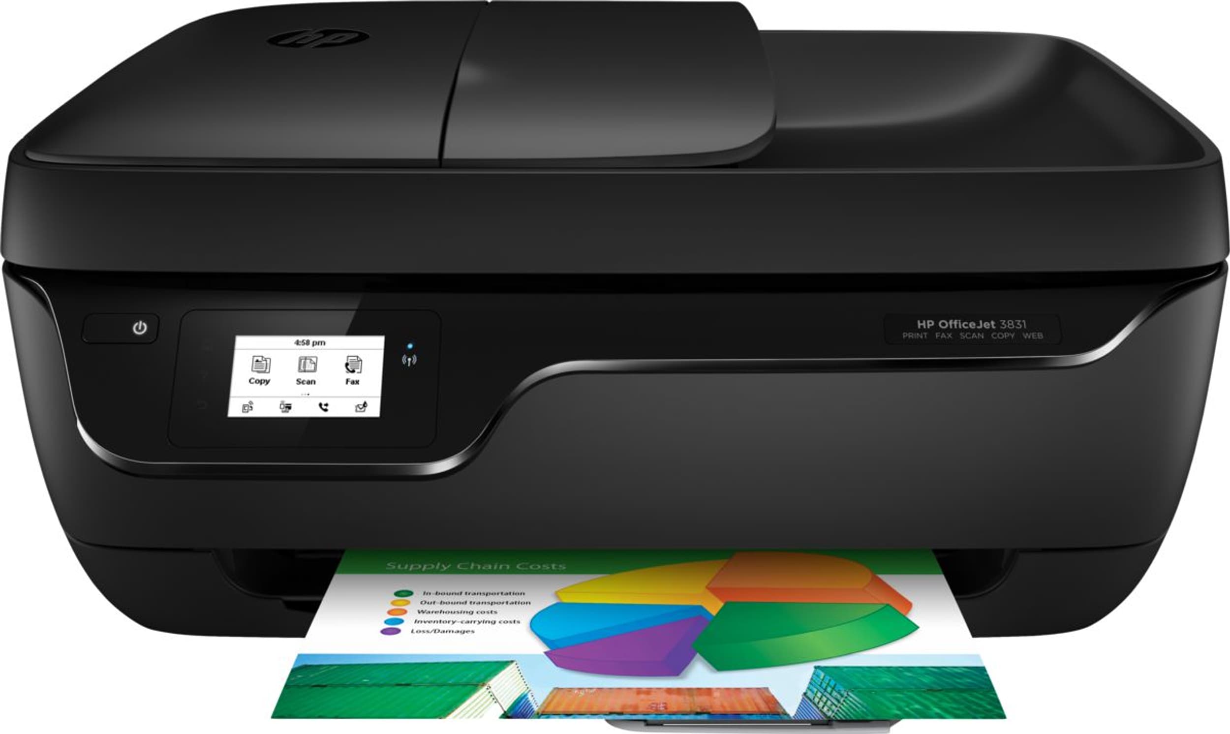HP OfficeJet 3831 AiO inkl. Kabelbinder