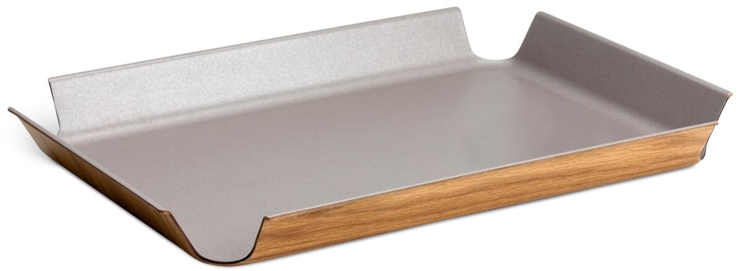 Plateau de service CONTINENTA, Taupe, 41x29.5x4, Micasa